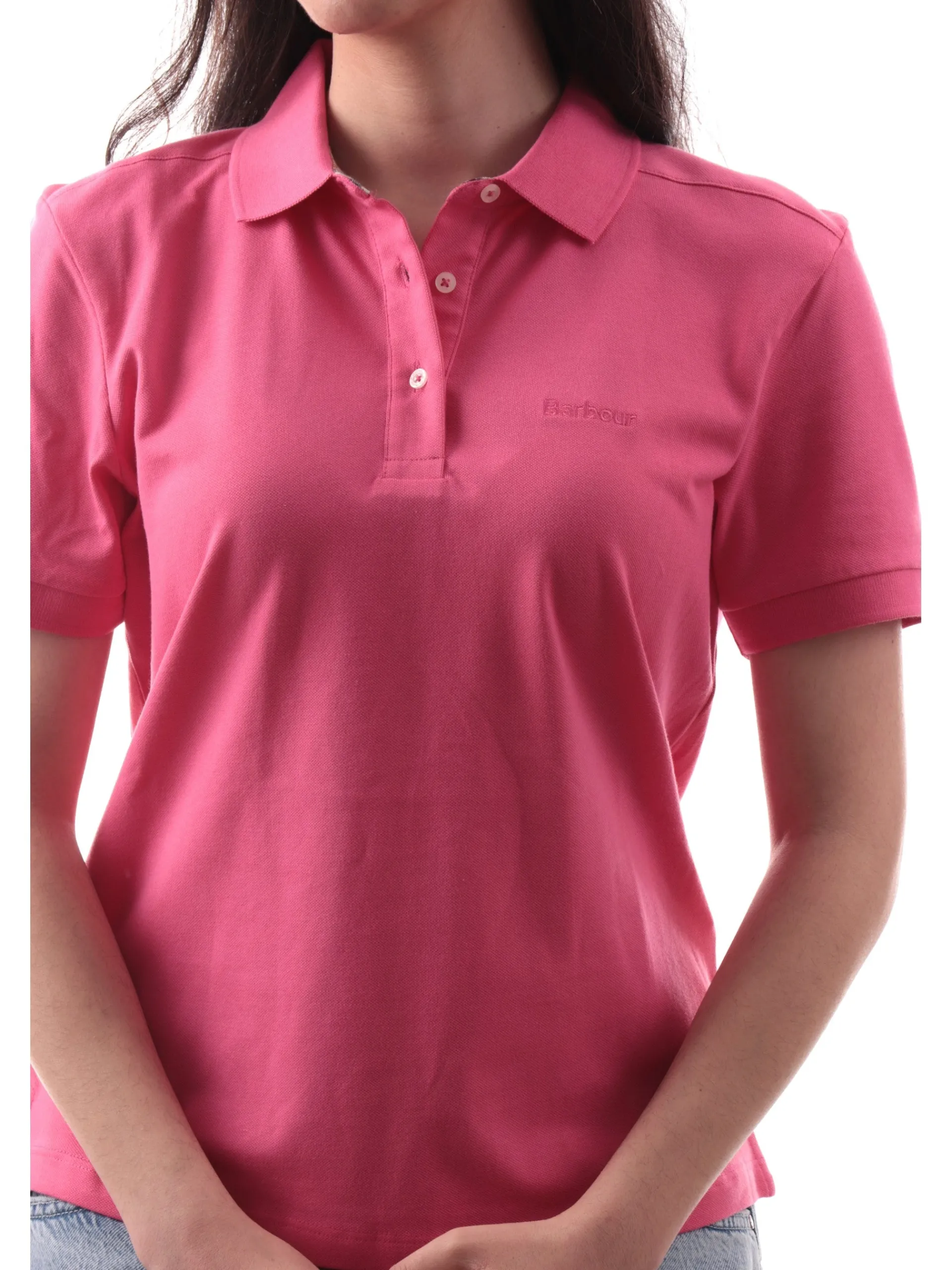 BARBOUR Polo*Polo Fucsia da donna Bowford Polo Top LML0886 PI33
