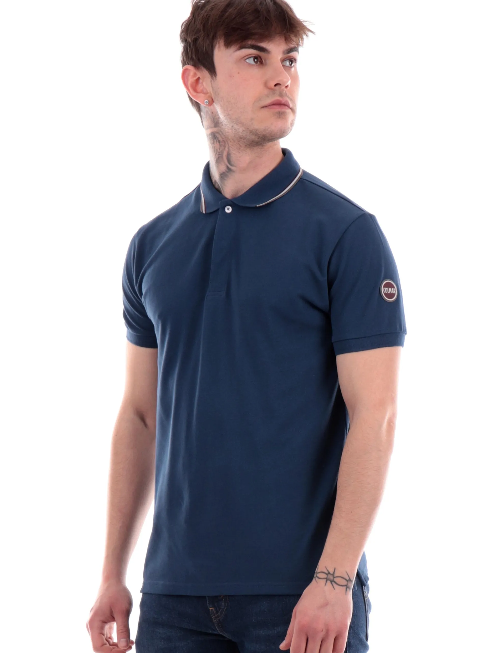 COLMAR Polo*Polo blu da Uomo con logo 7663R7XH