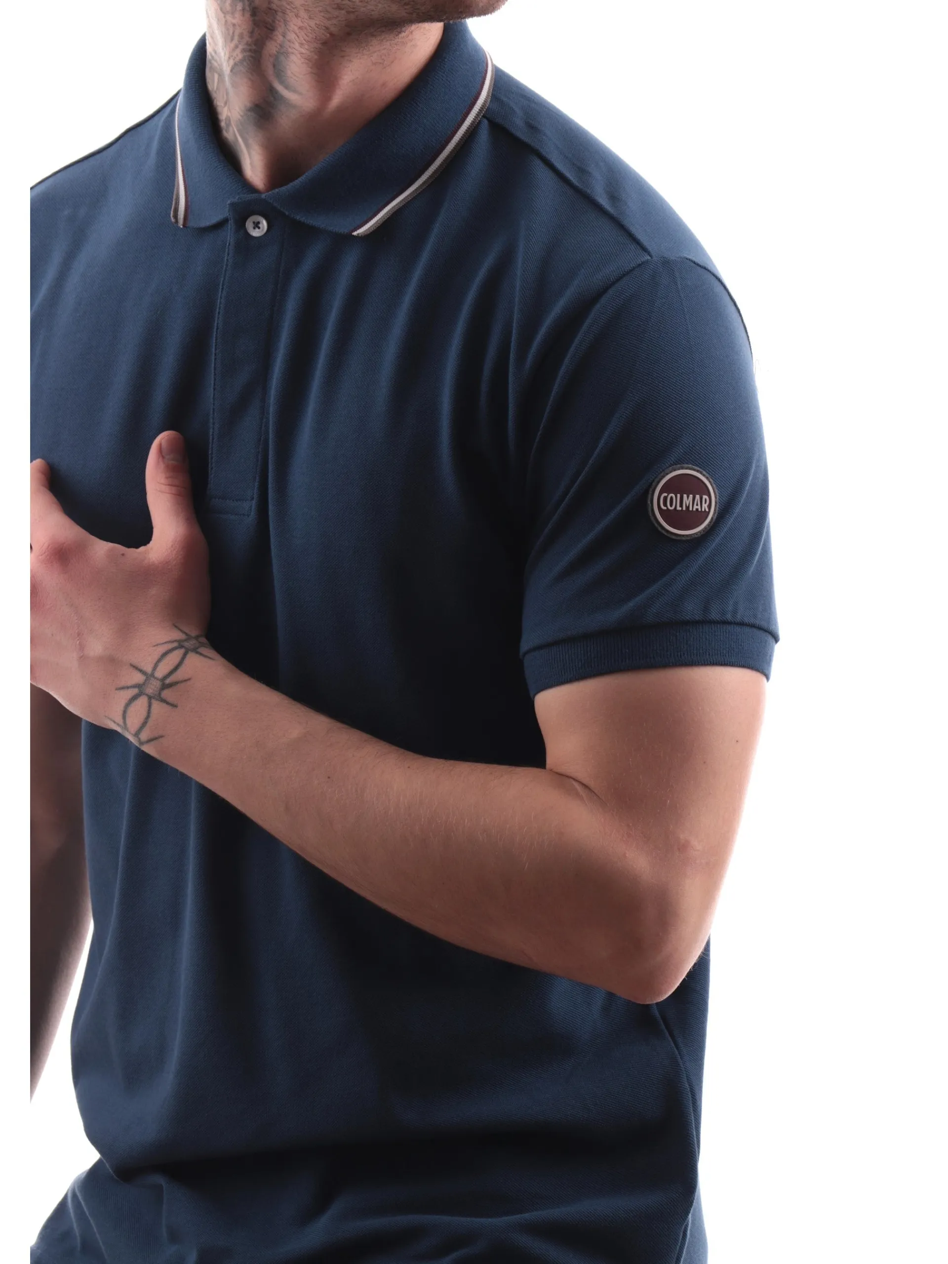 COLMAR Polo*Polo blu da Uomo con logo 7663R7XH