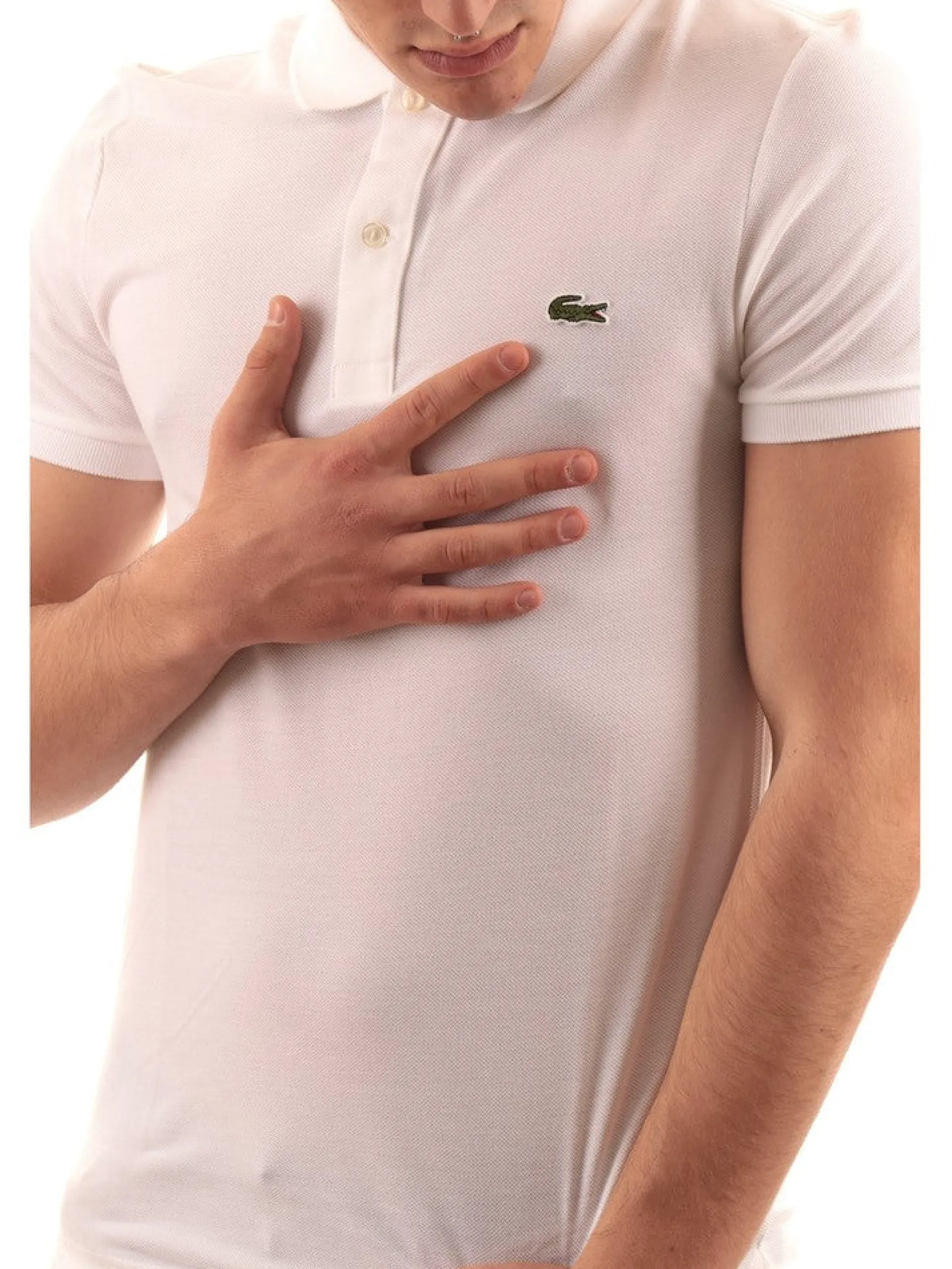 LACOSTE Polo*Polo bianca da uomo PH4012