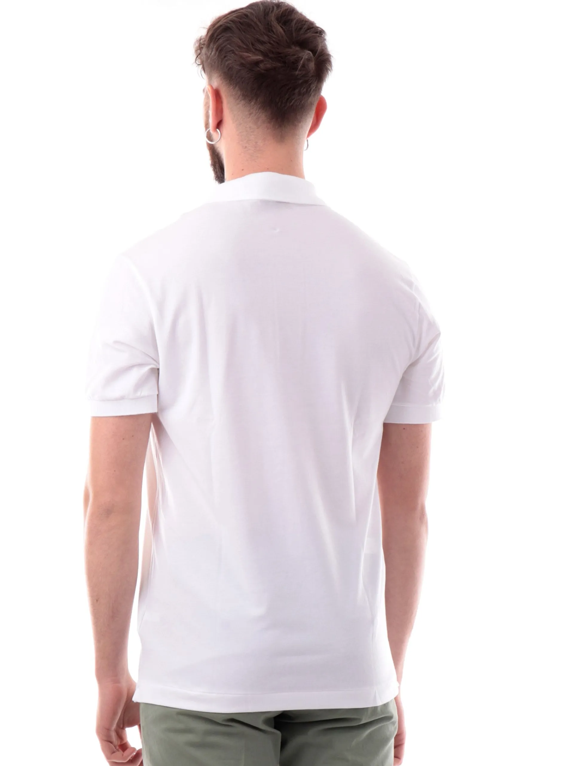 LACOSTE Polo*Polo bianca maniche corte da uomo PH9851