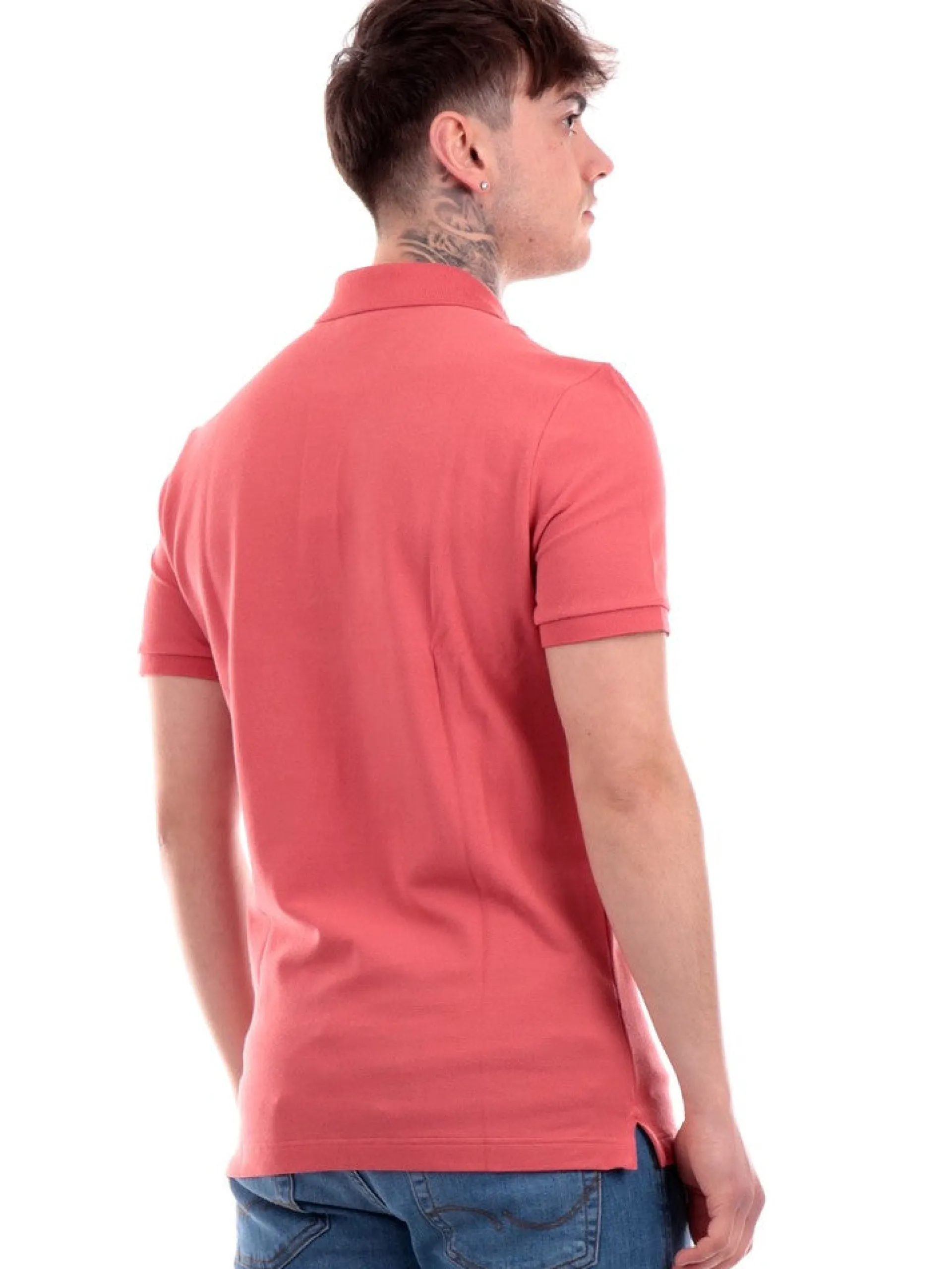 LACOSTE Polo*Polo salmone da uomo Slim Fit PH4012