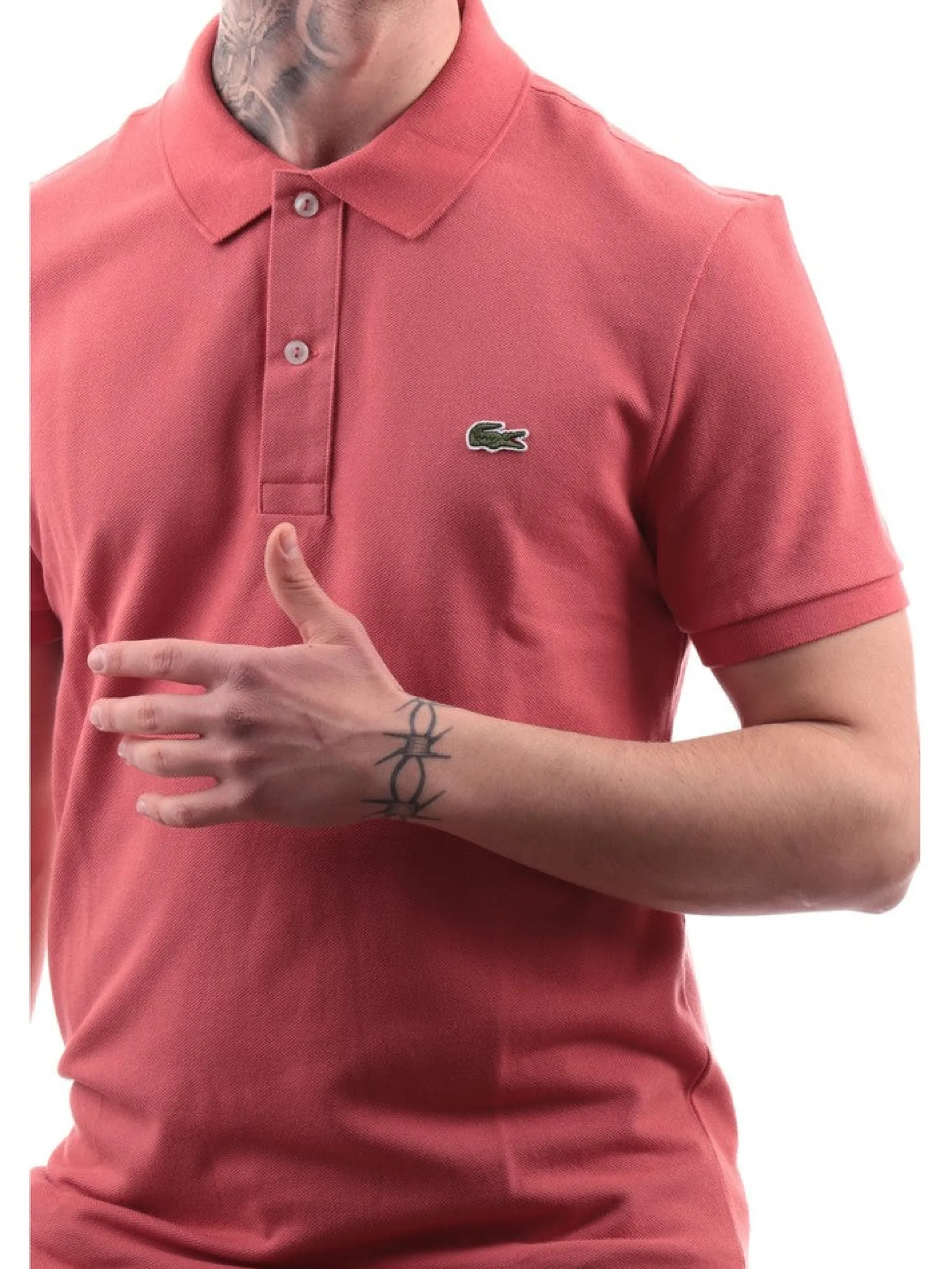 LACOSTE Polo*Polo salmone da uomo Slim Fit PH4012