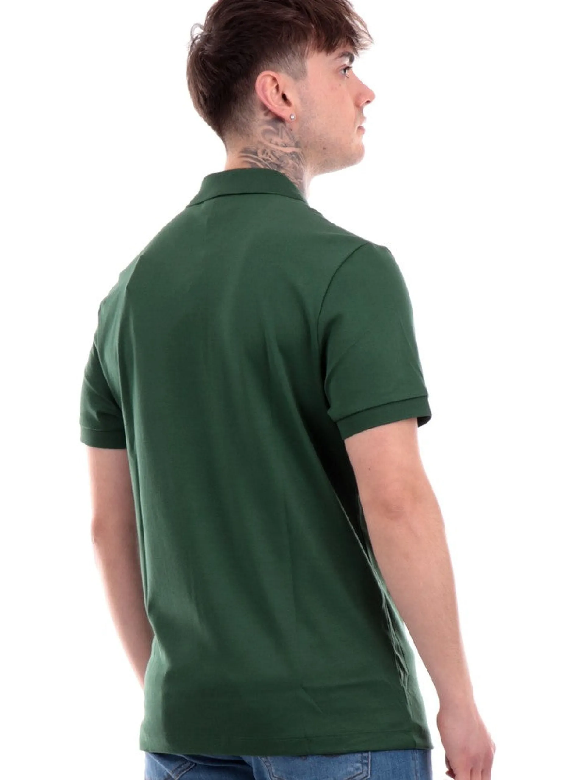 LACOSTE Polo*Polo verde da uomo Regular Fit DH2050