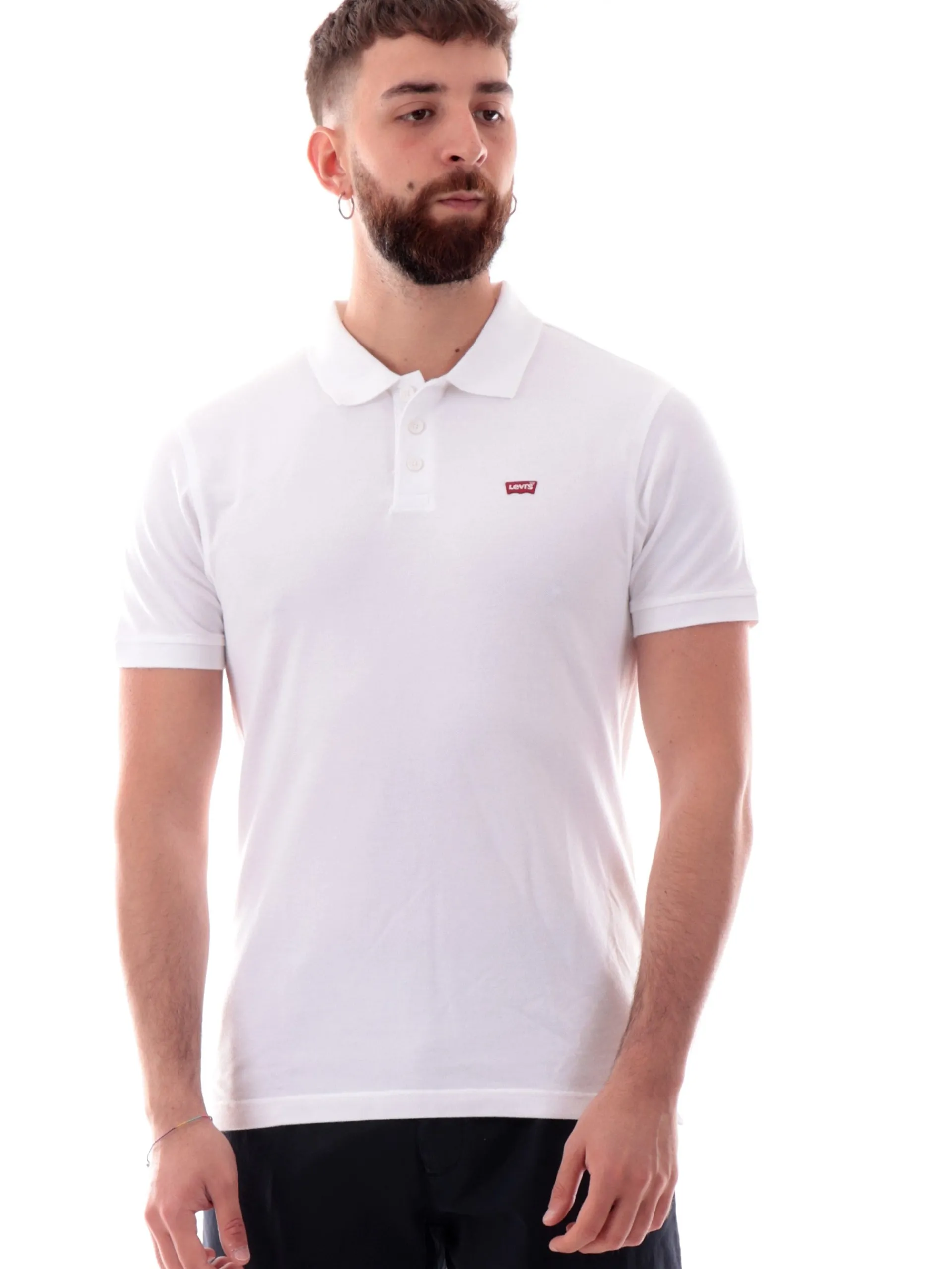 LEVIS Polo*Polo bianca da uomo Standard Fit 3588300