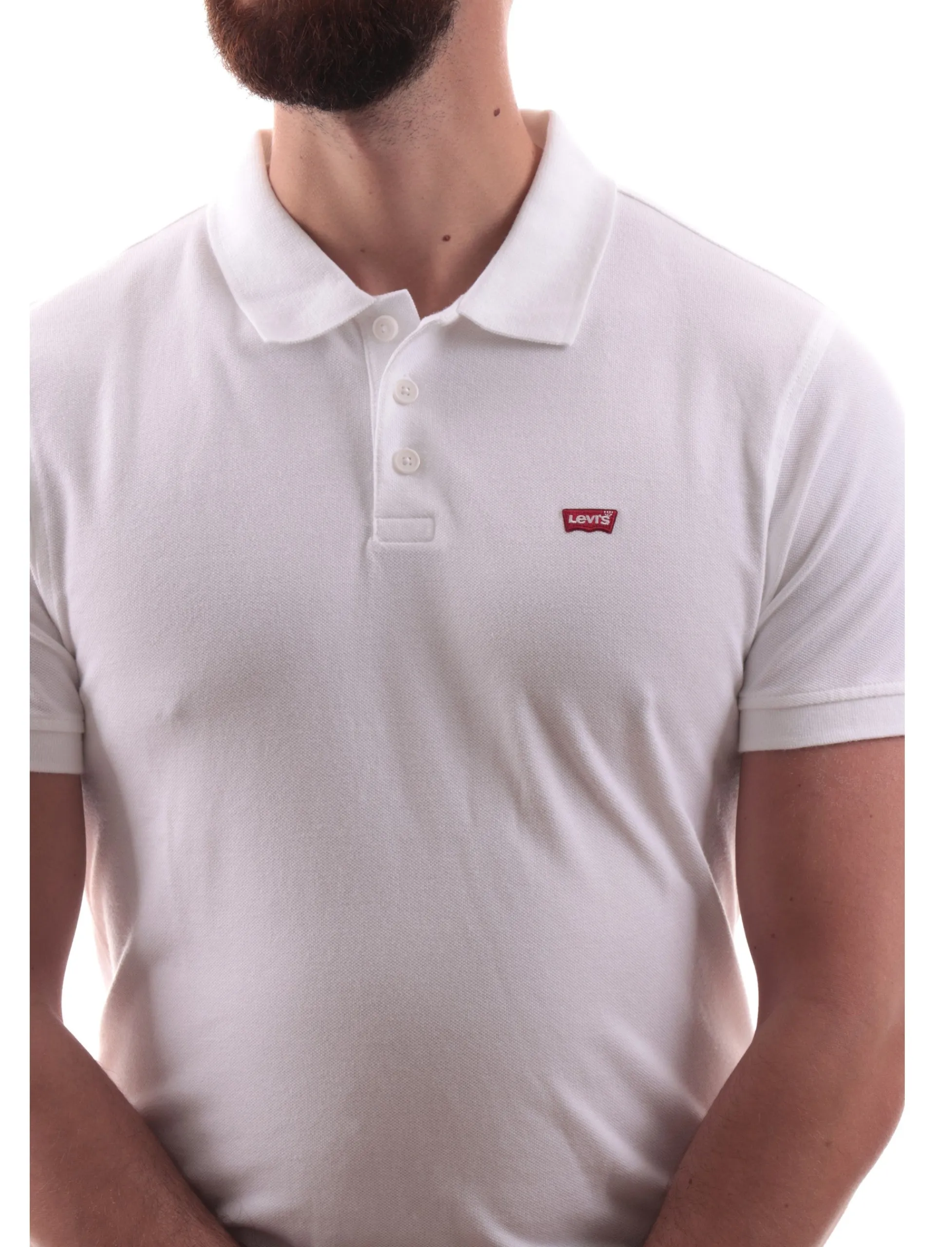 LEVIS Polo*Polo bianca da uomo Standard Fit 3588300