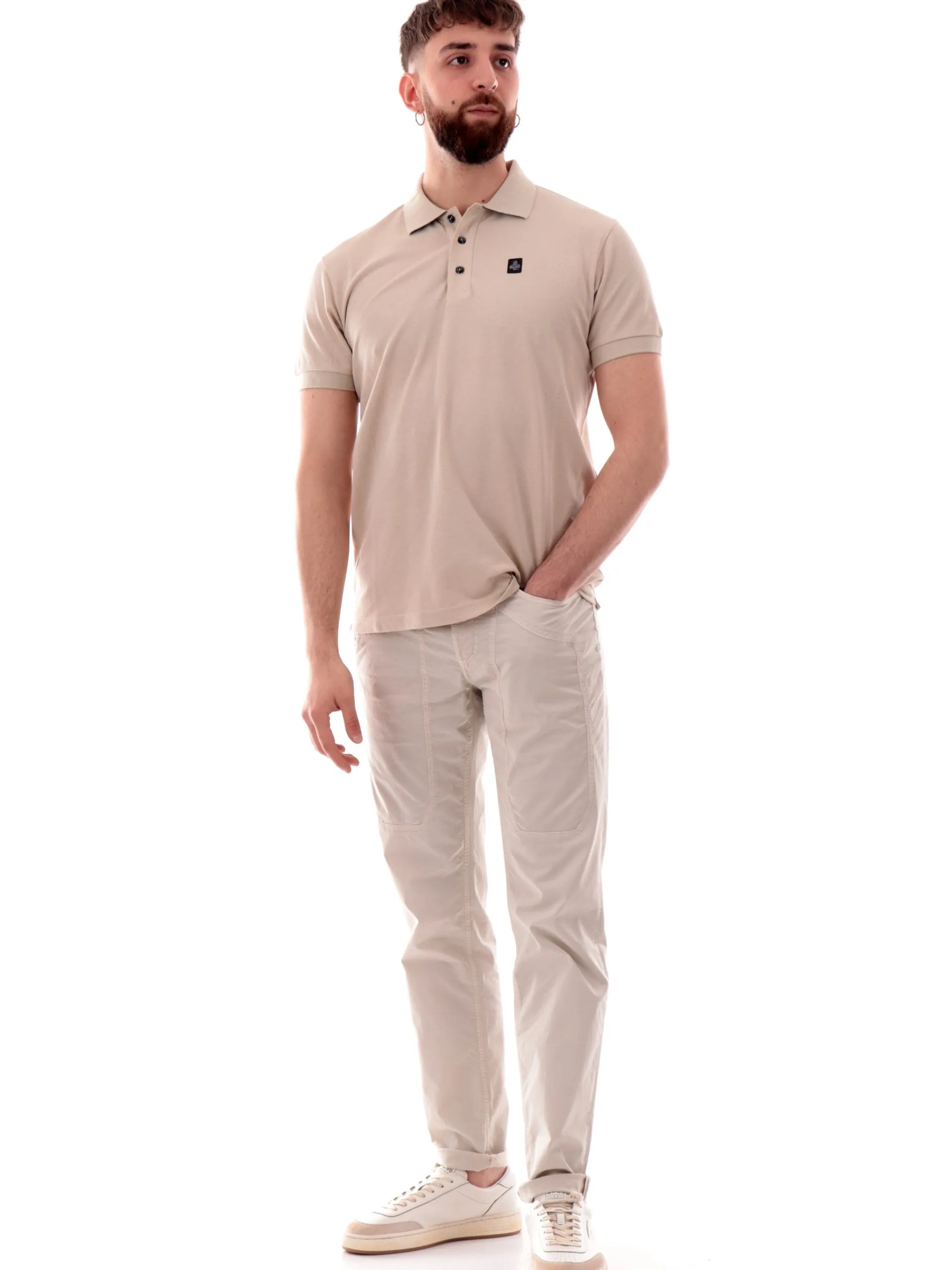 REFRIGIWEAR Polo*Polo New Main beige da uomo T19001