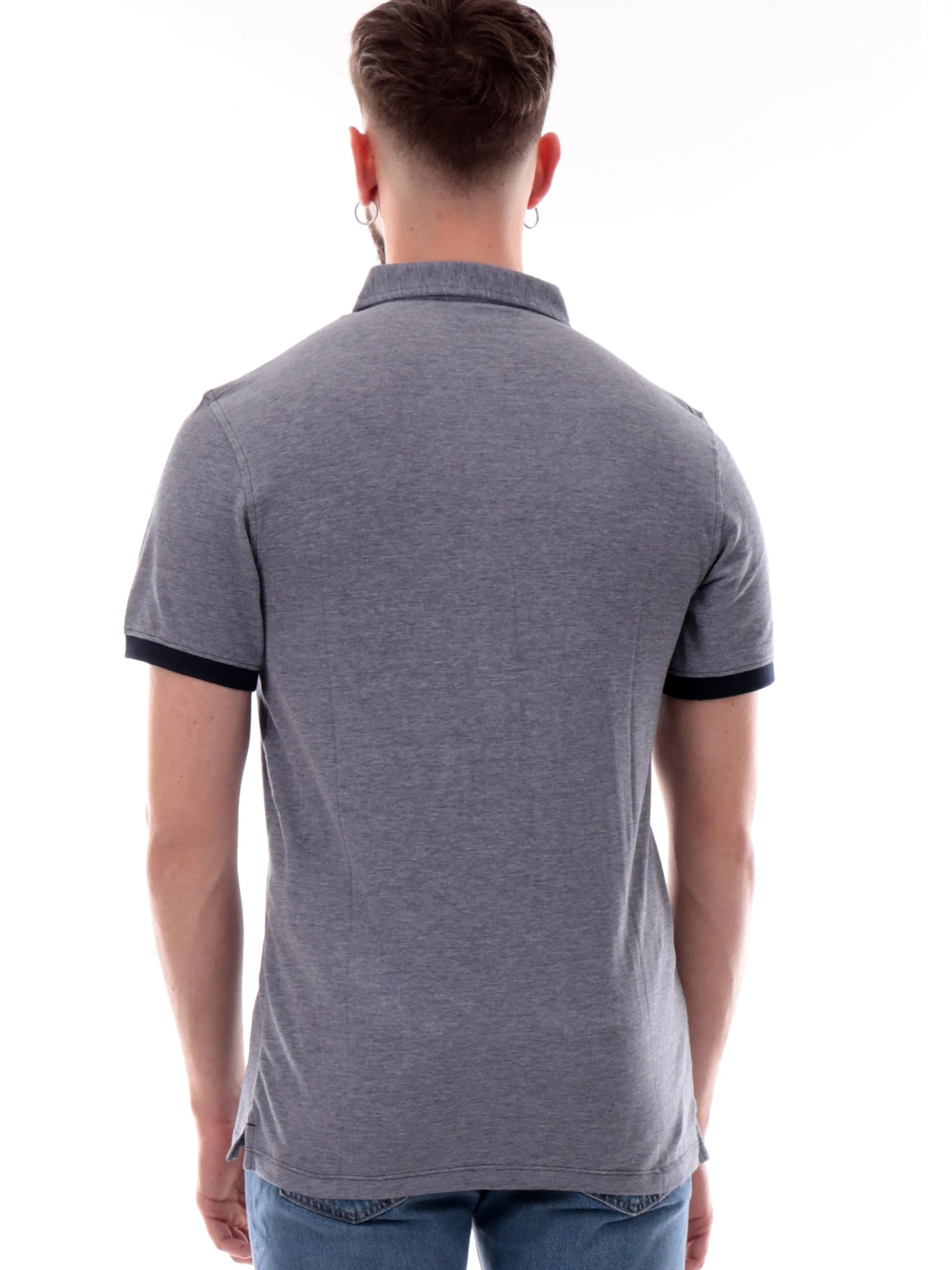 TIMBERLAND Polo*Polo blu jeans Baboosic Brook Oxford da uomo Slim Fit TB0A6BWG