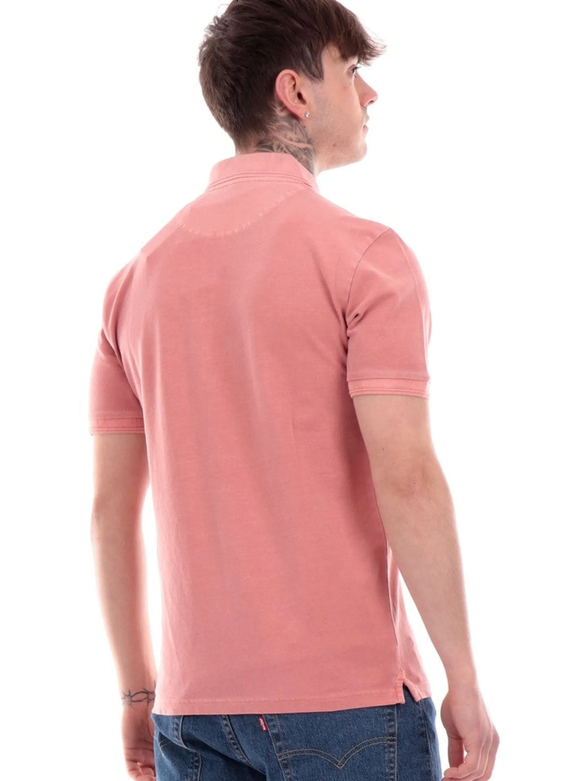 WOOLRICH Polo*Polo rosa salmone da uomo Mackinack 0065MRUT1483