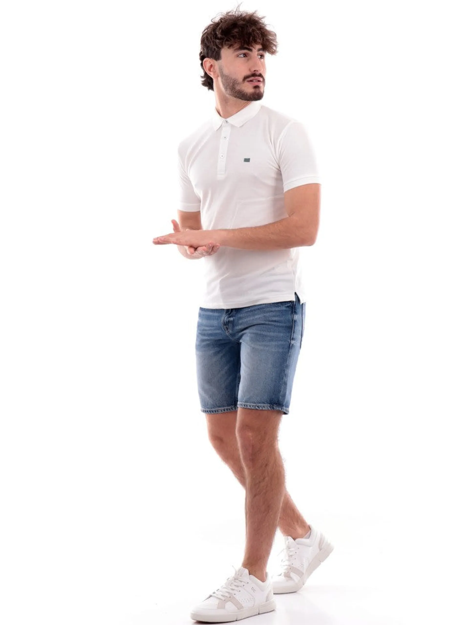 YES ZEE Polo*Polo bianca da uomo T767TS000