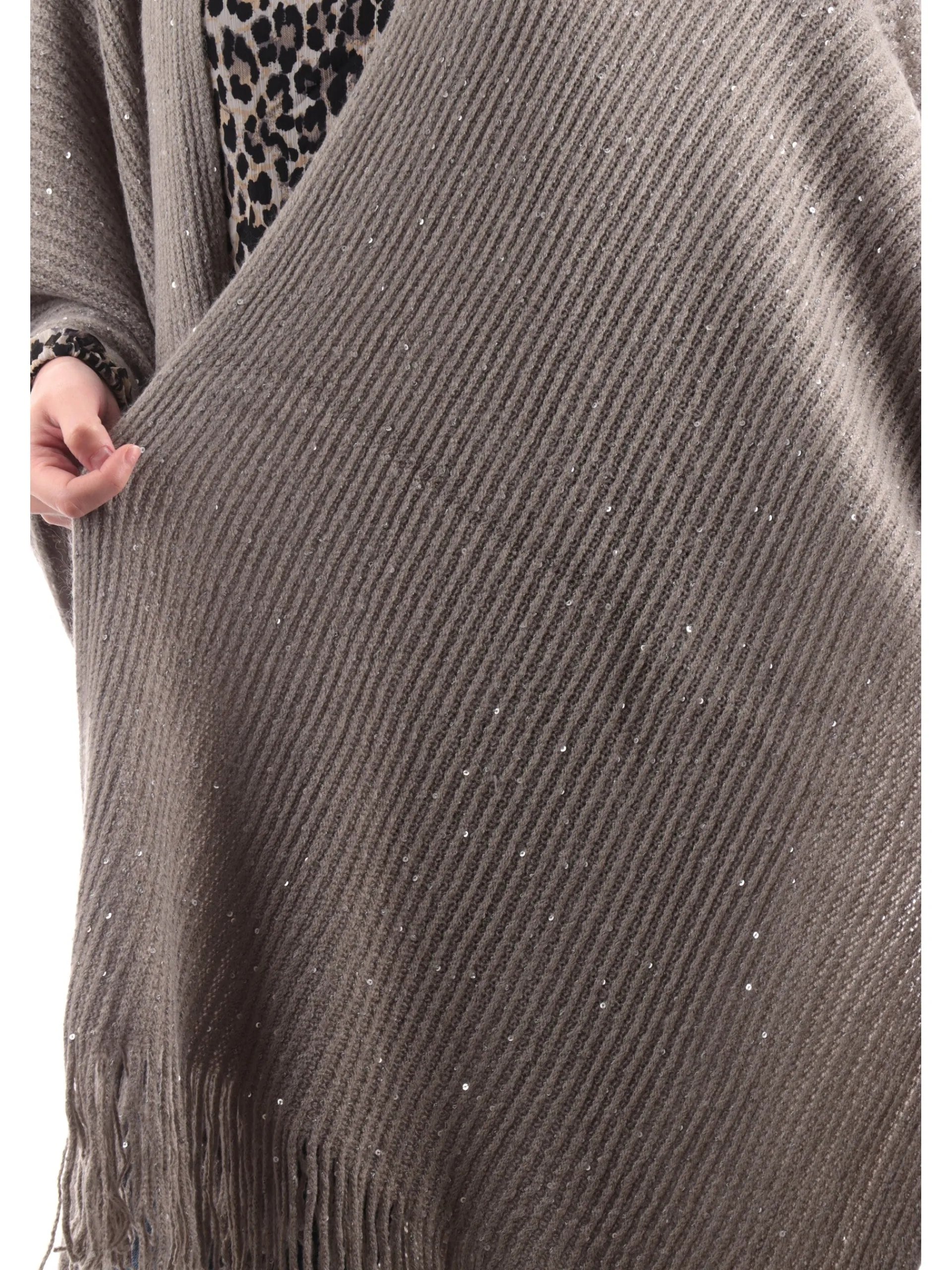 MOLLYBRACKEN Maglie*Poncho Molly Bracken verde da donna B251AH