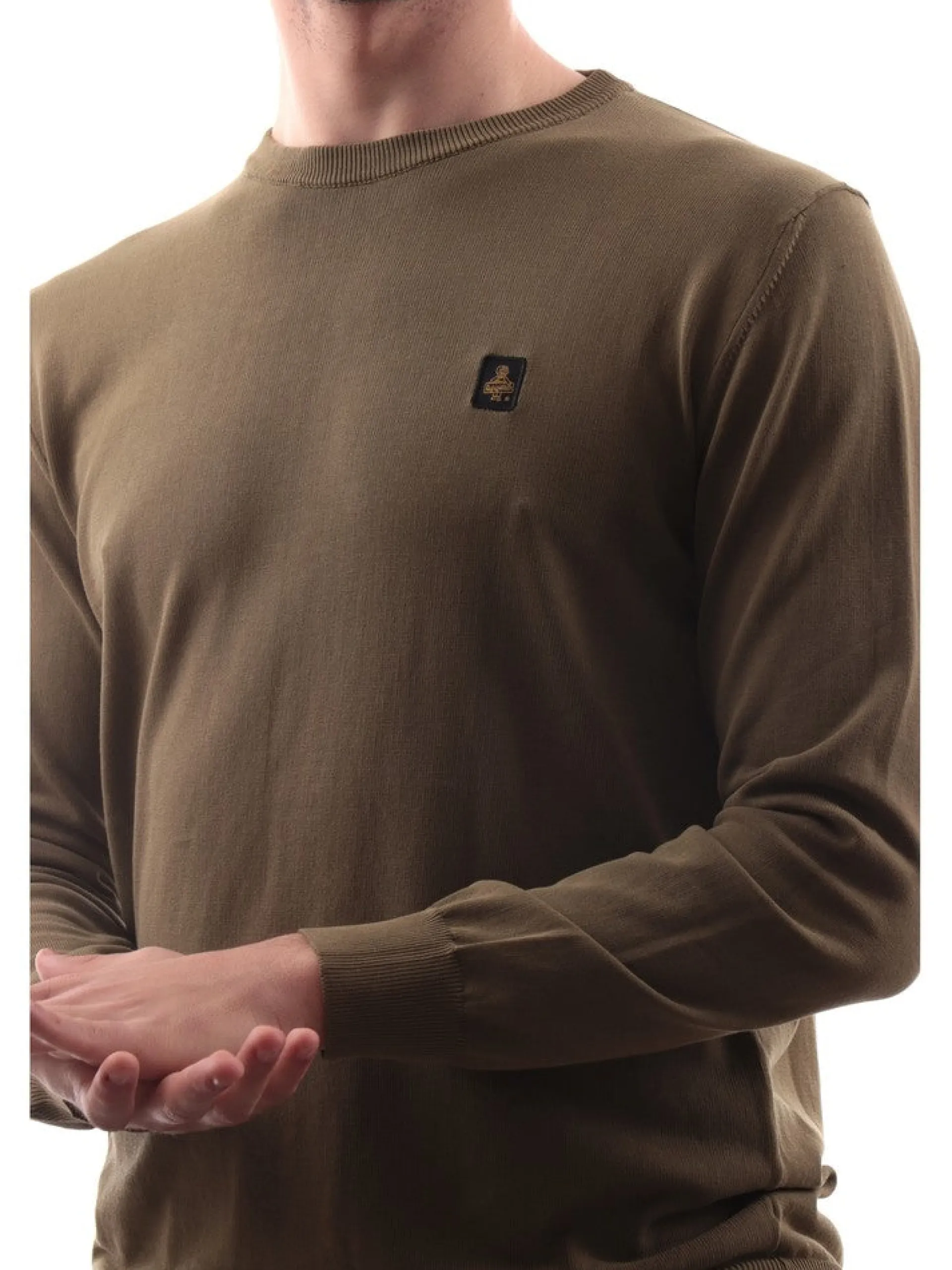 REFRIGIWEAR Maglie*Pullover verde militare da uomo Ben M25800