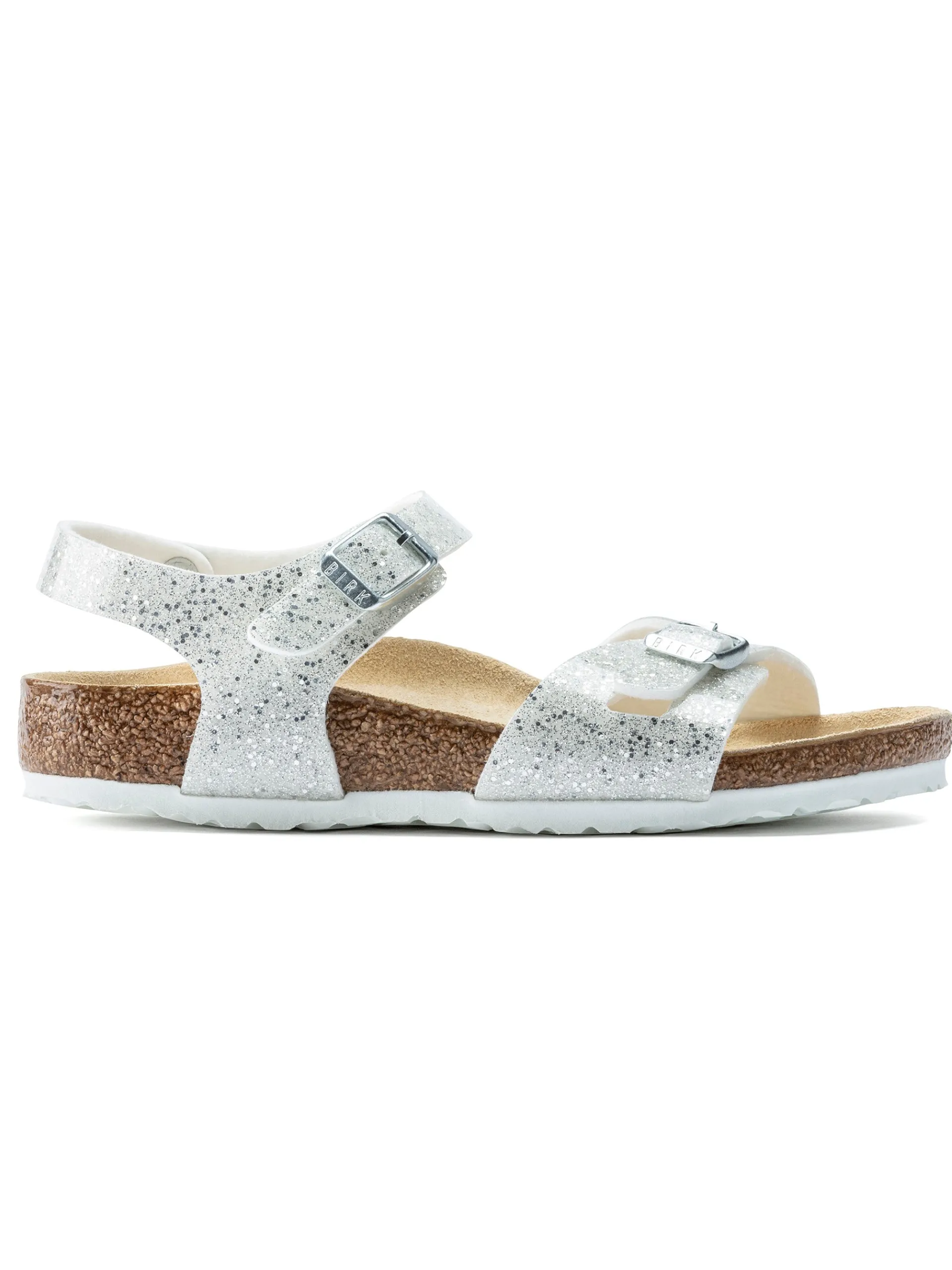 BIRKENSTOCK Sandali*Sandali Bianchi da Bambina Rio Kids Glitter 1022