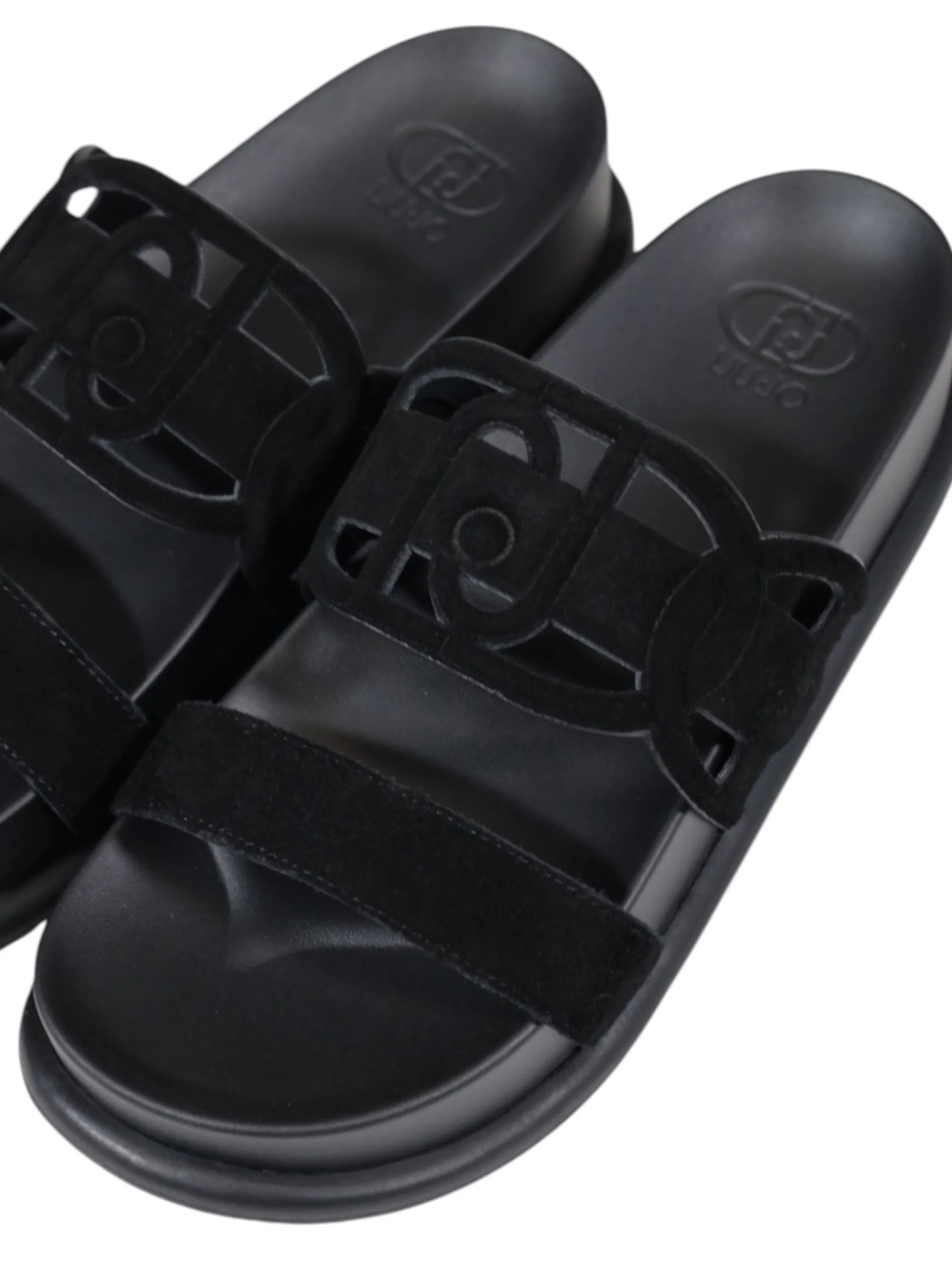 LIU JO SPORT Sandali*Sandali Liu Jo Loren 06 neri da donna nubuck SA5125PX002