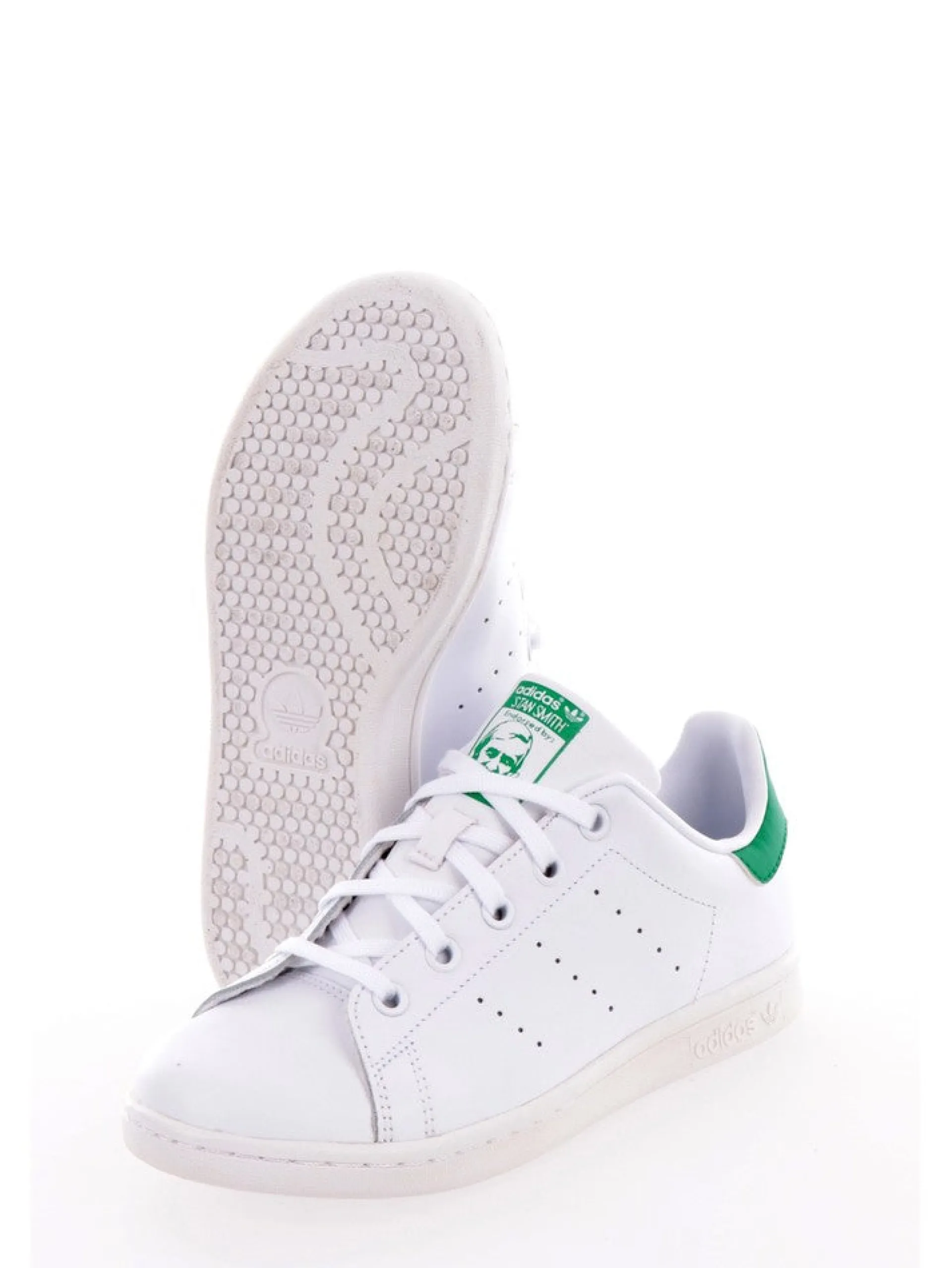 ADIDAS ORIGINALS Sneakers*Scarpe stan Smith J bianche e verdi da bambino BA8375