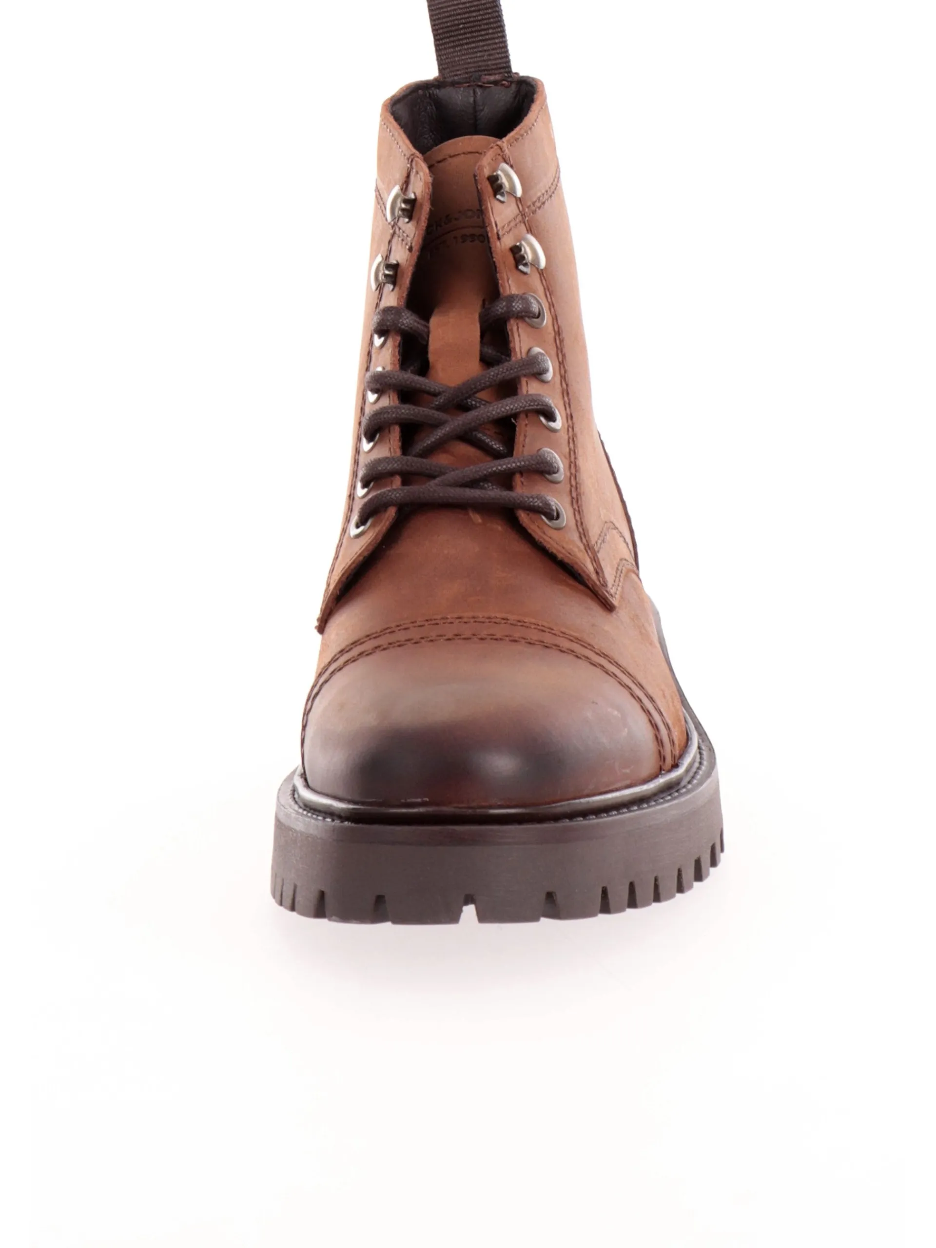 JACK&JONES Stivaletti*Scarpe Jack Jones pelle marroni da uomo 12262901