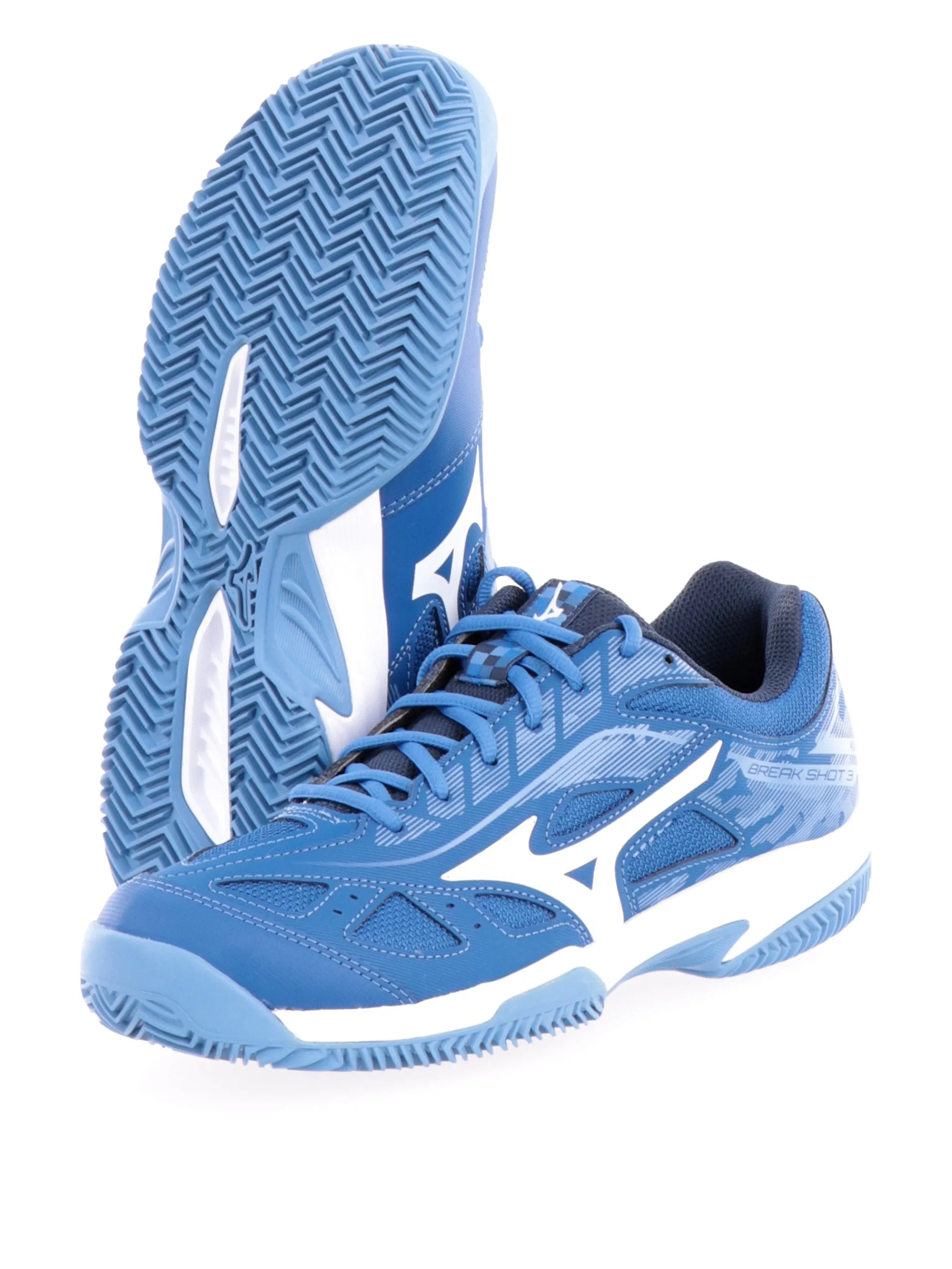MIZUNO Scarpe*Scarpe da tennis blu da uomo Break Shot 3 CC 61GC2125