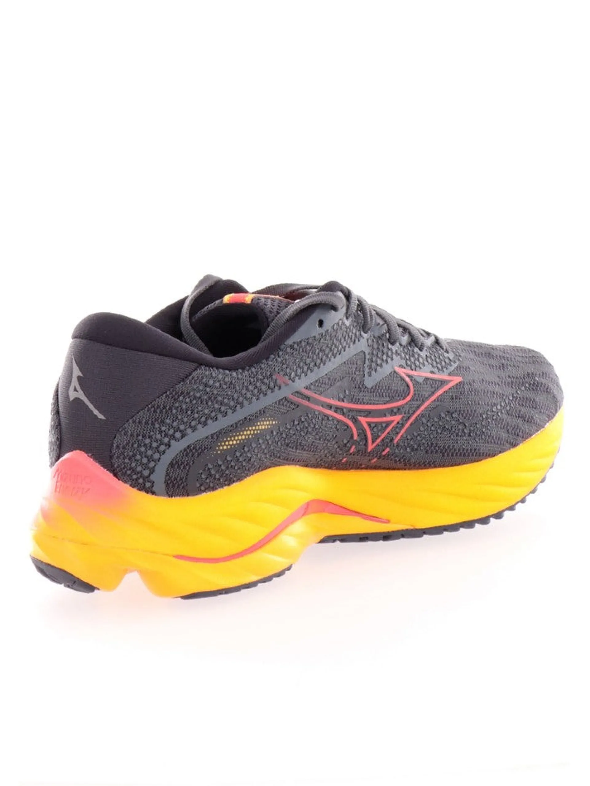 MIZUNO Scarpe Running*Scarpe grigie e gialle da uomo Wave Rider 27 J1GC230