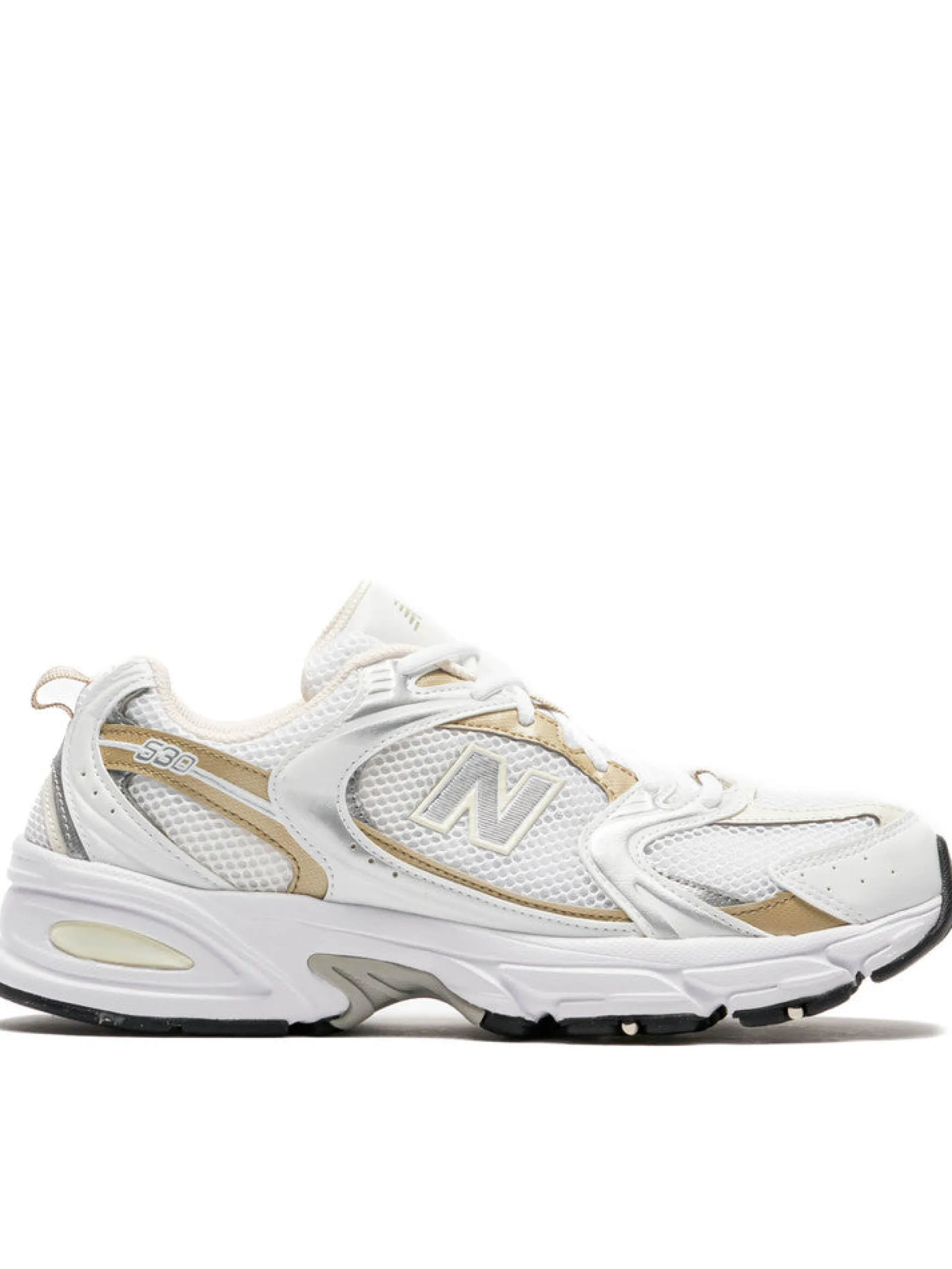 NEW BALANCE Sneakers*Scarpe 530 bianche e oro da donna MR530