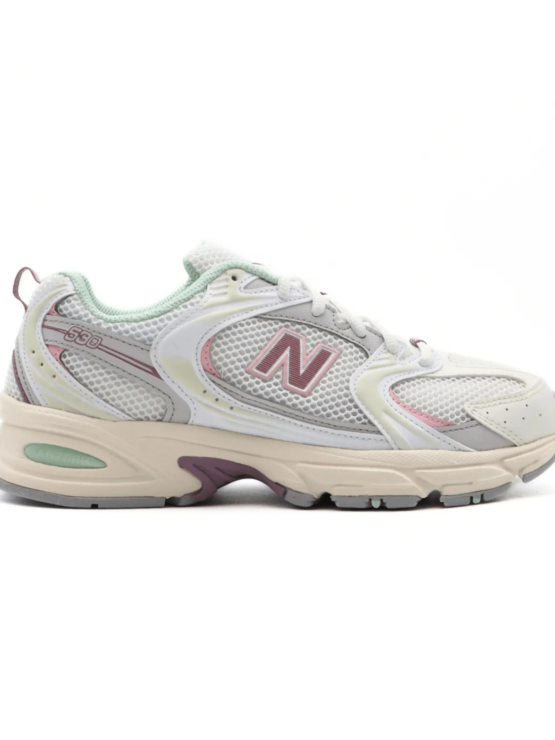 NEW BALANCE Sneakers*Scarpe 530 bianche e rosa da donna U530