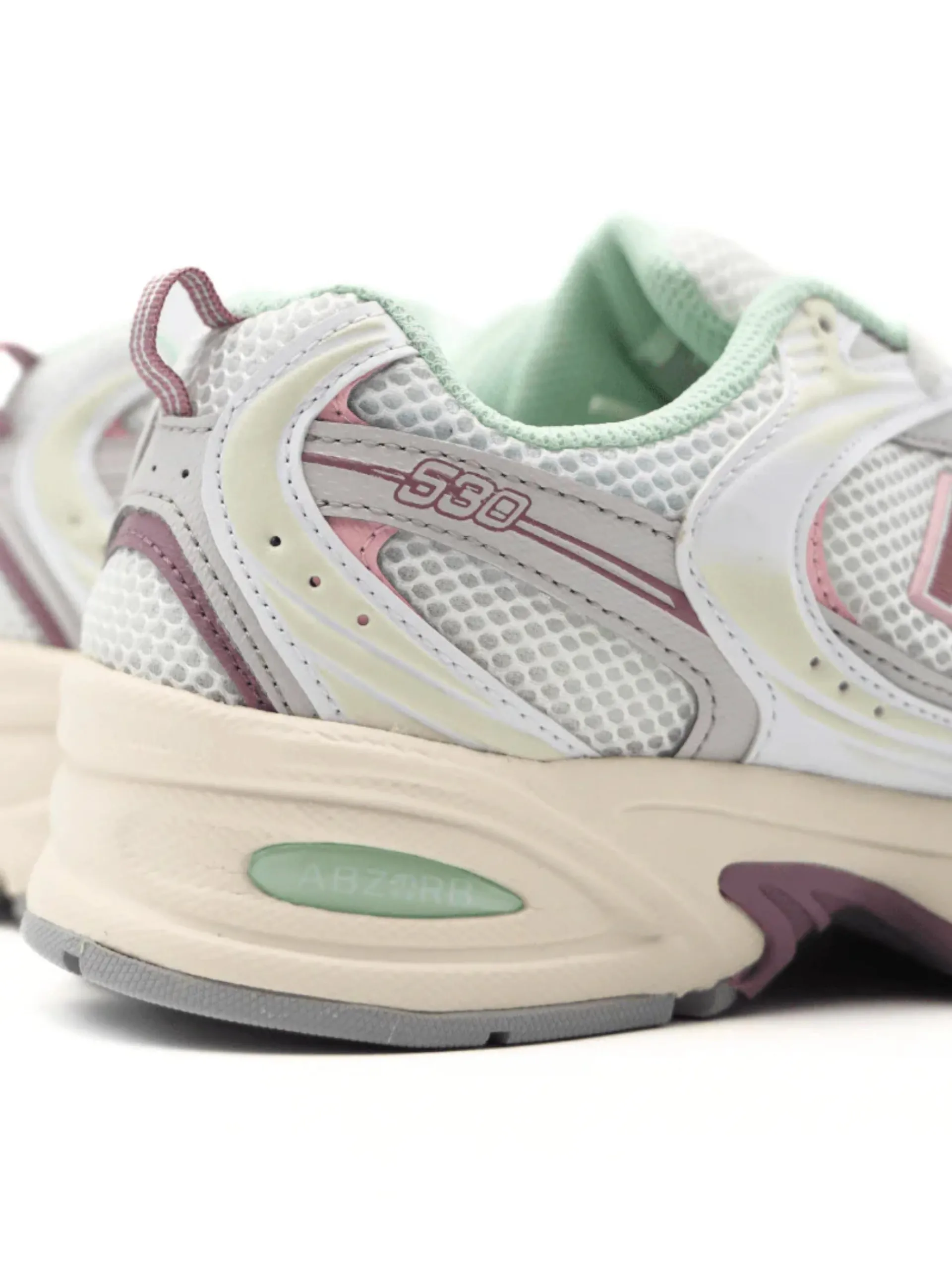 NEW BALANCE Sneakers*Scarpe 530 bianche e rosa da donna U530