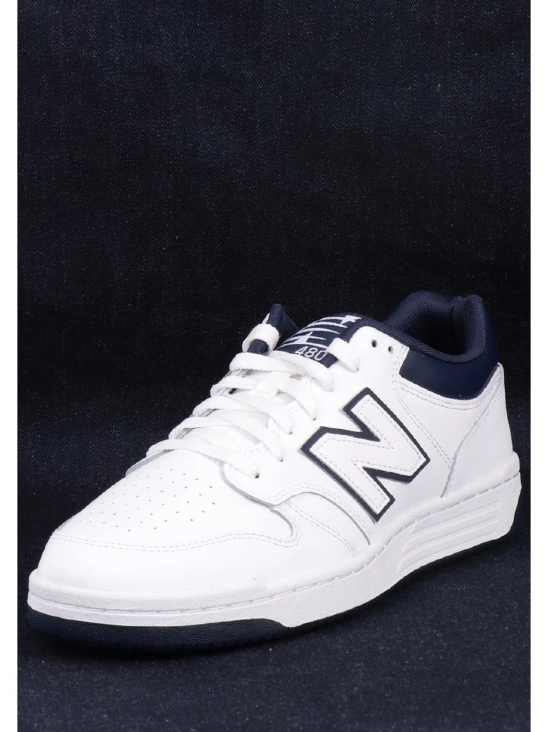 NEW BALANCE Sneakers*Scarpe bianche e blu da uomo modello 480 BB480