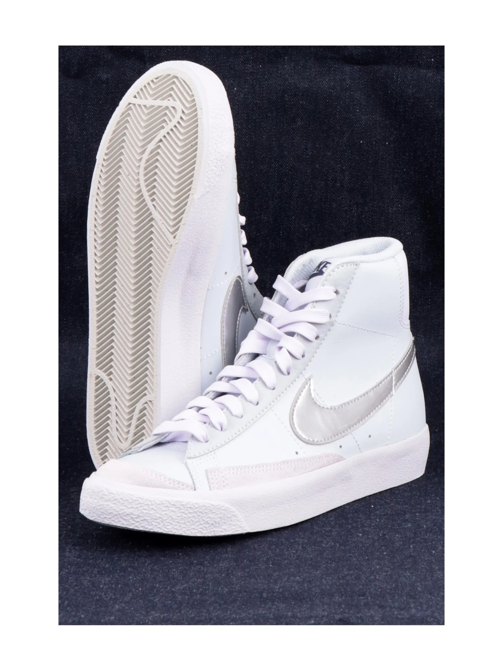 NIKE Sneakers*Scarpe grigie da bambina Blazer Mid '77 DA4086