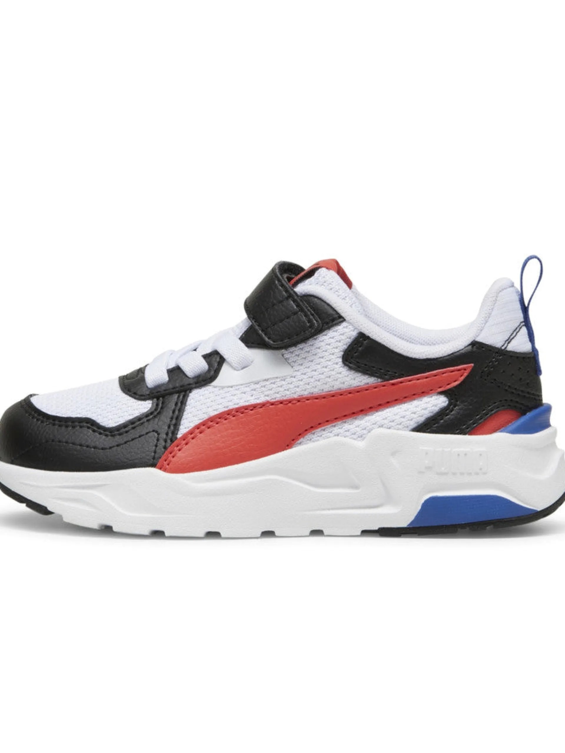 PUMA Sneakers*Scarpe bianche da Bambino Trinity Lite Bianche e Nere con strappo velcro 391480