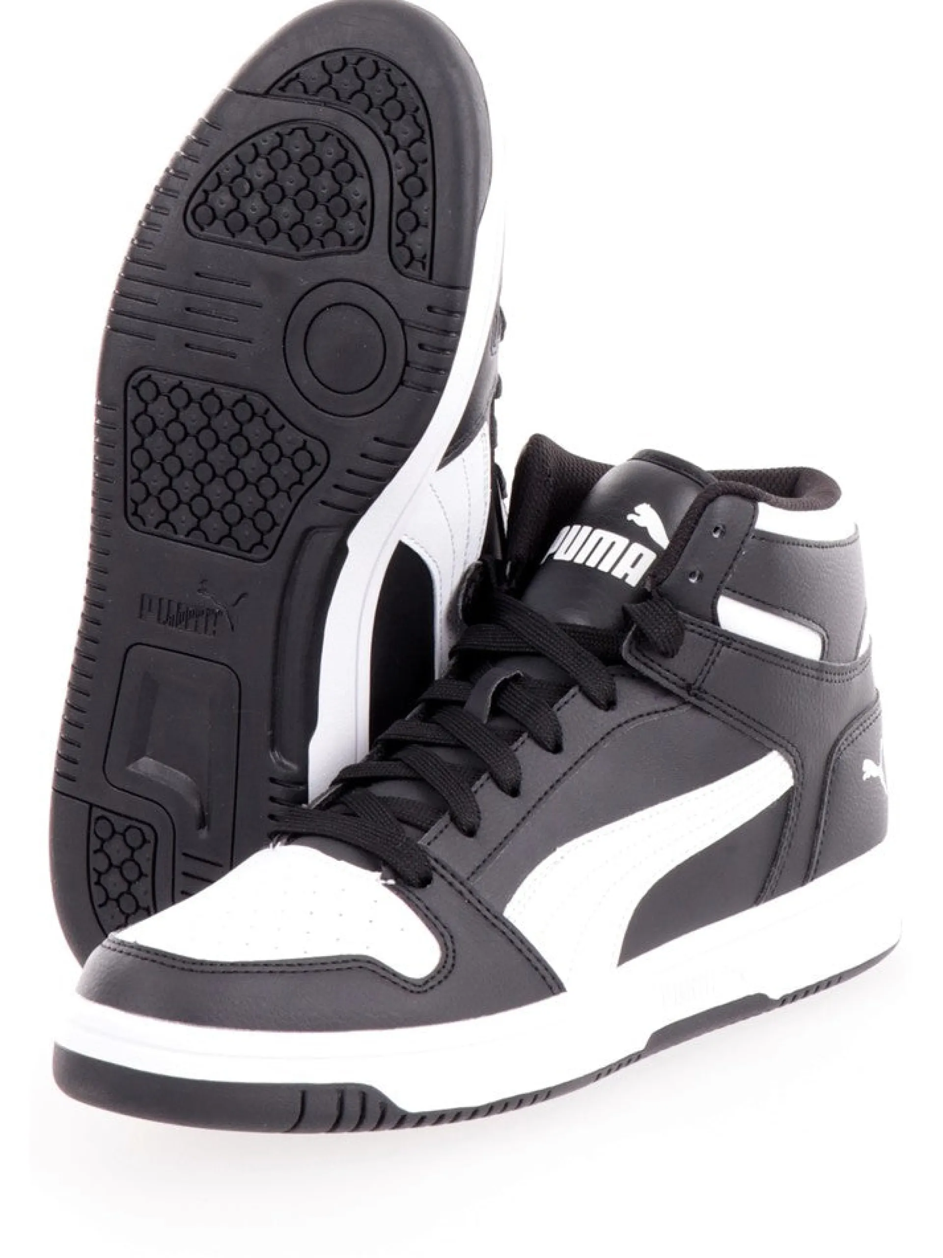 PUMA Sneakers*Scarpe bianche e nere da uomo Rebound LayUp SL 369573