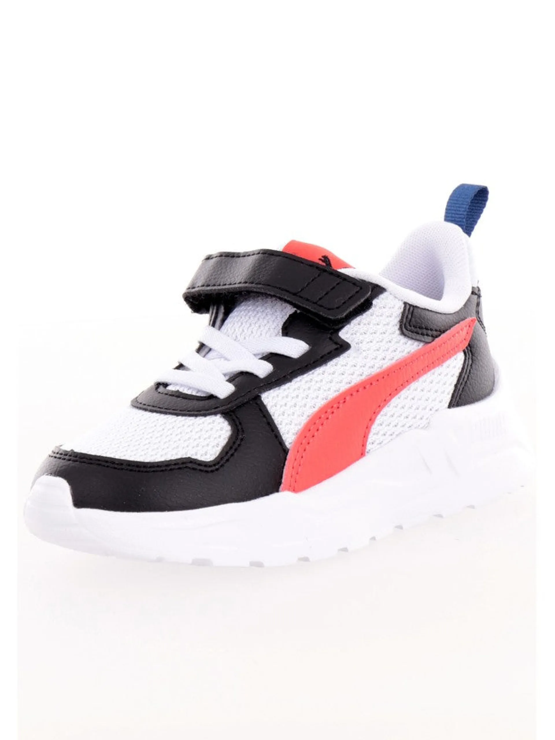 PUMA Sneakers*Scarpe Nere da Bambino Trinity Lite Bianche e Nere con strappo velcro 391481009