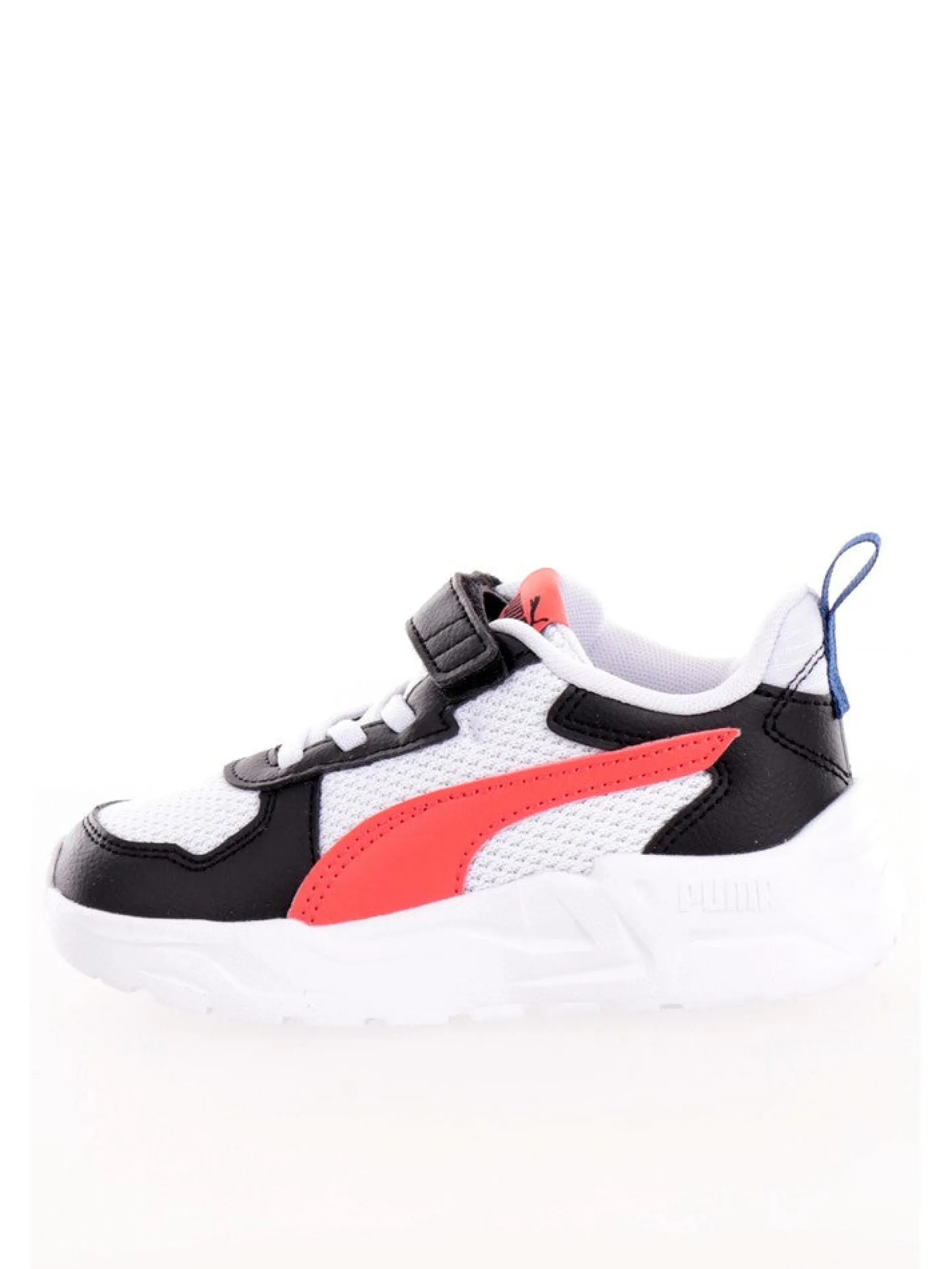 PUMA Sneakers*Scarpe Nere da Bambino Trinity Lite Bianche e Nere con strappo velcro 391481009