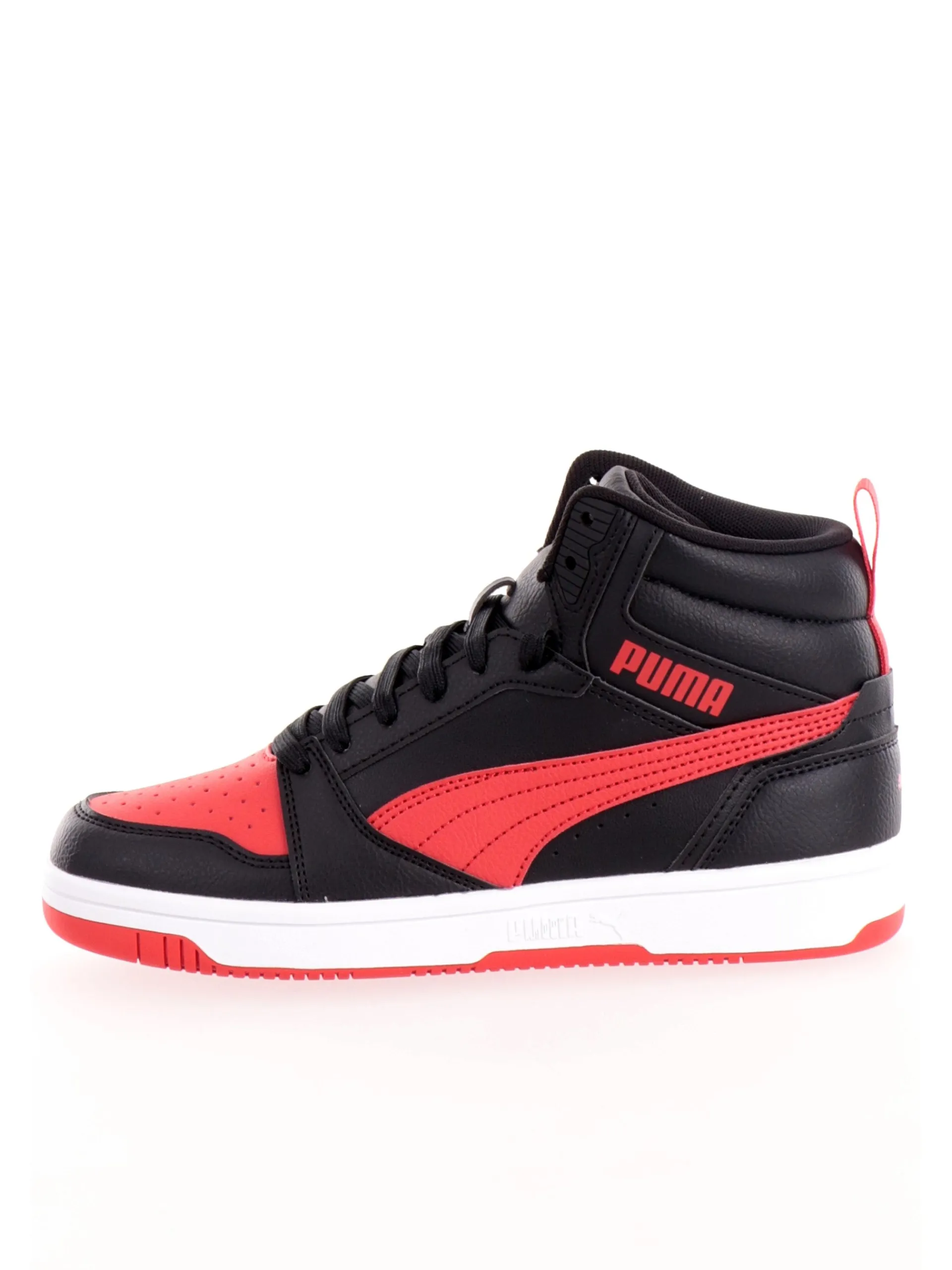PUMA Sneakers*Scarpe nere e rosse da bambino Rebound V6 Mid 393831