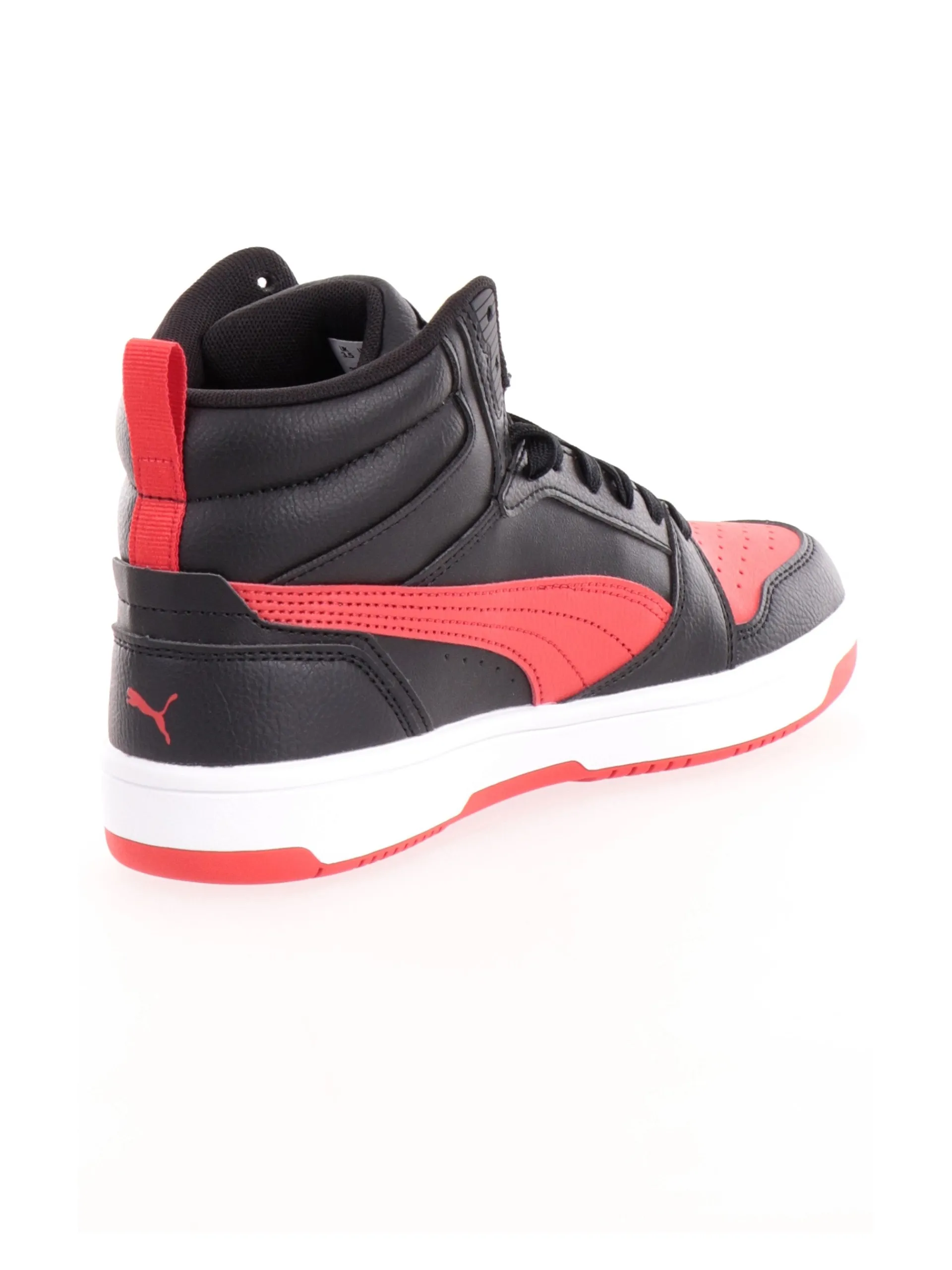 PUMA Sneakers*Scarpe nere e rosse da bambino Rebound V6 Mid 393831