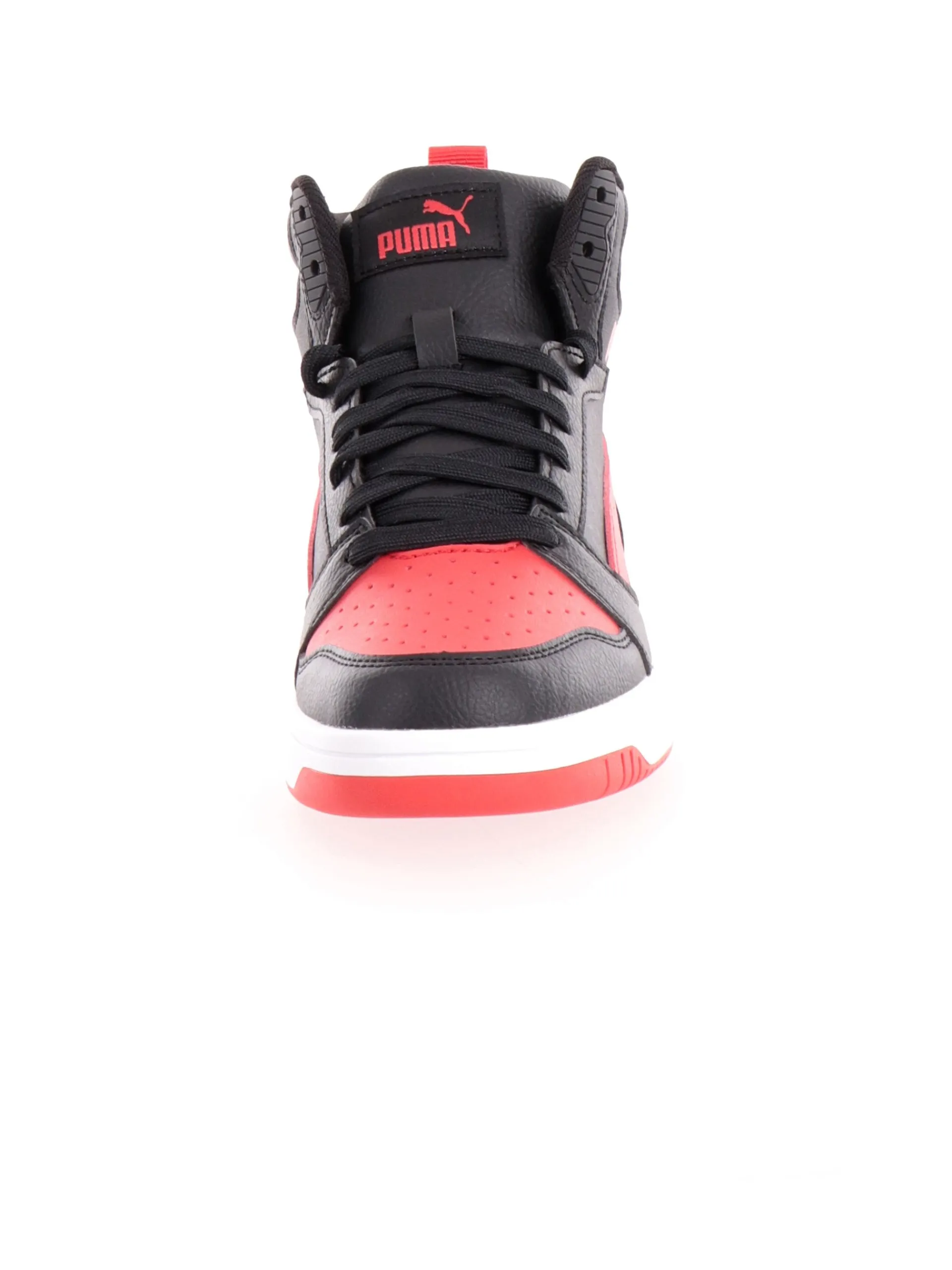 PUMA Sneakers*Scarpe nere e rosse da bambino Rebound V6 Mid 393831