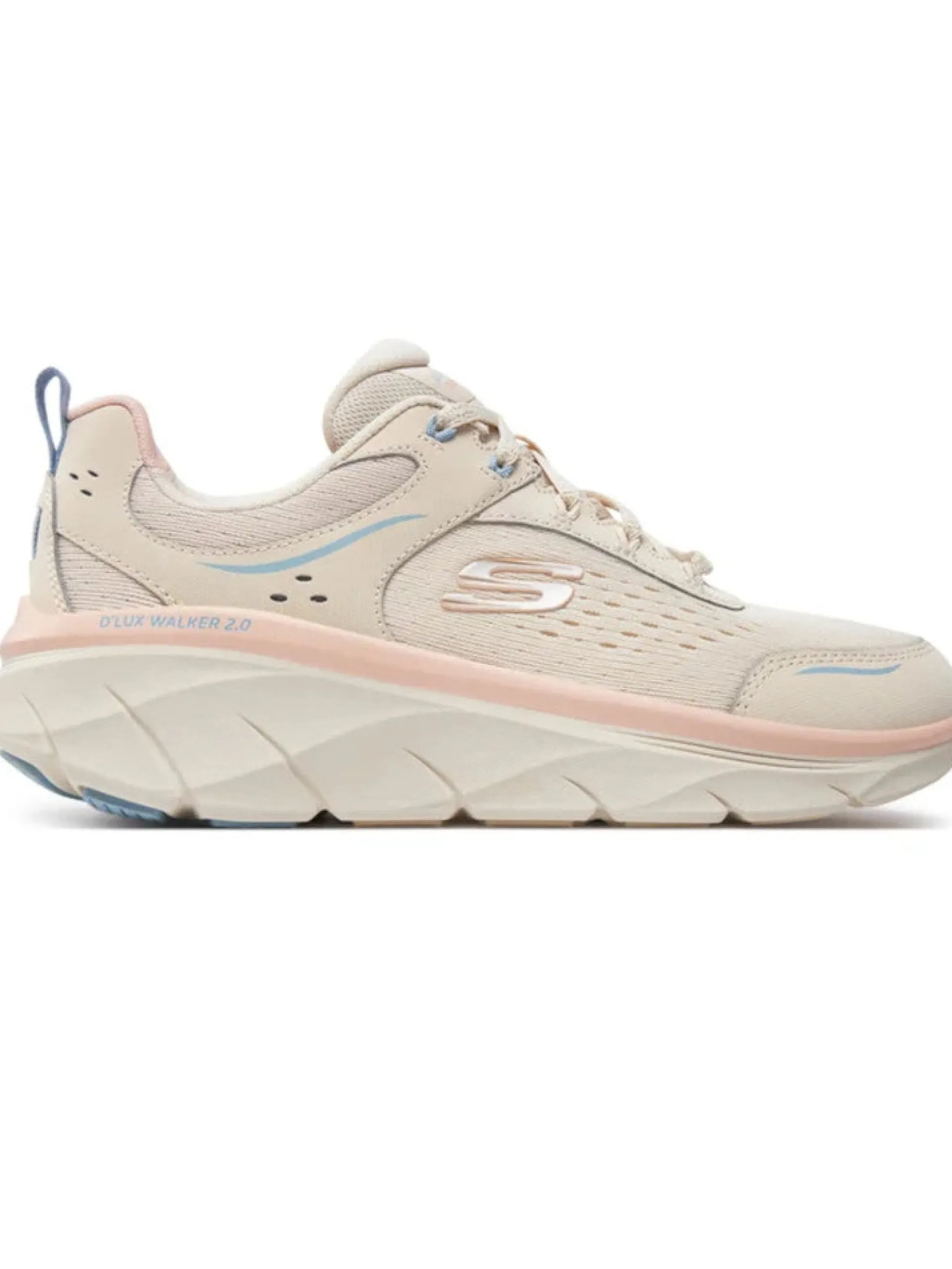 SKECHERS Sneakers*Scarpe beige D'Lux Walker 2.0 da donna 150093