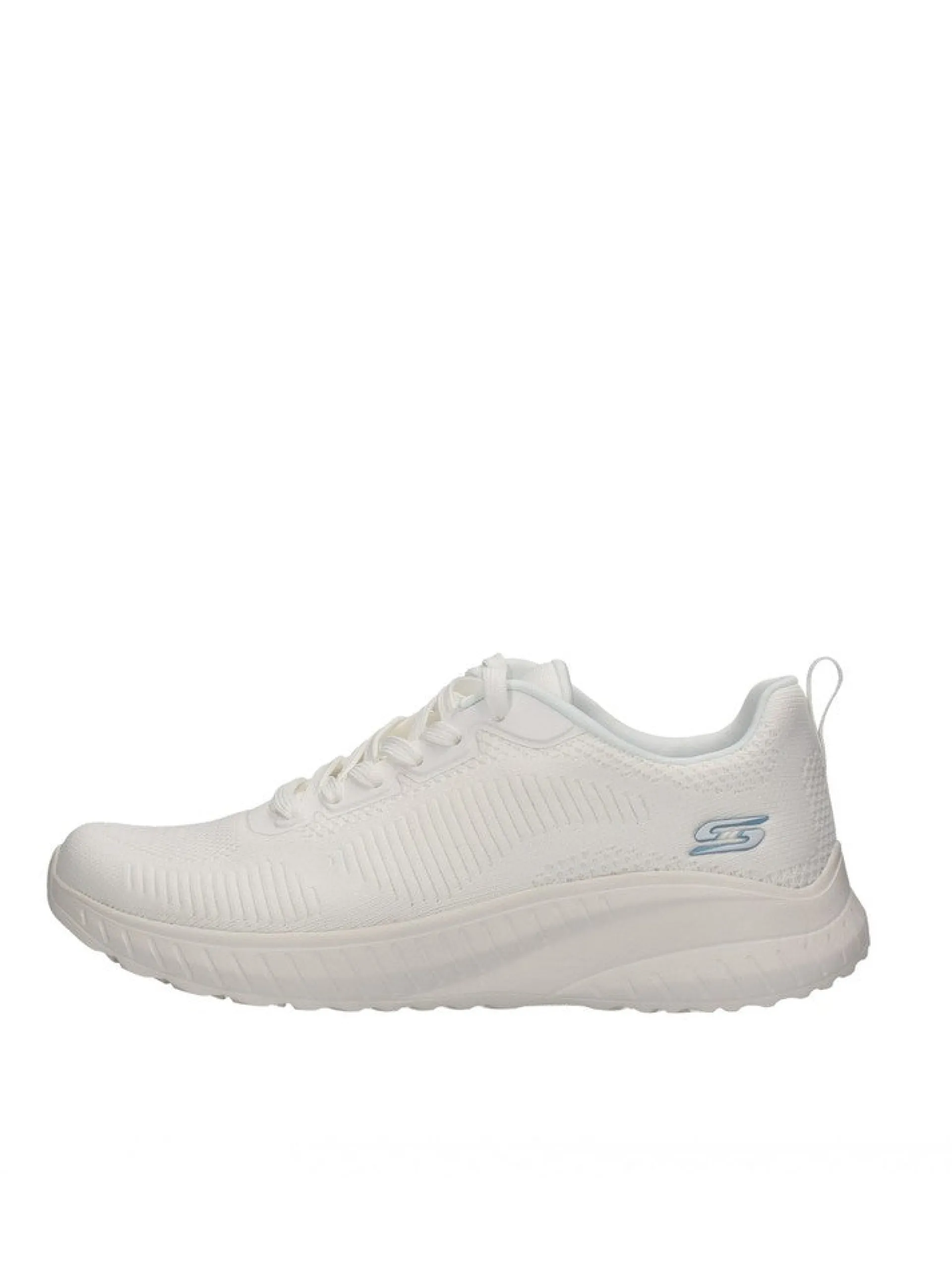 SKECHERS Sneakers*Scarpe BOBS Sport Squad Chaos Face Off bianche da donna