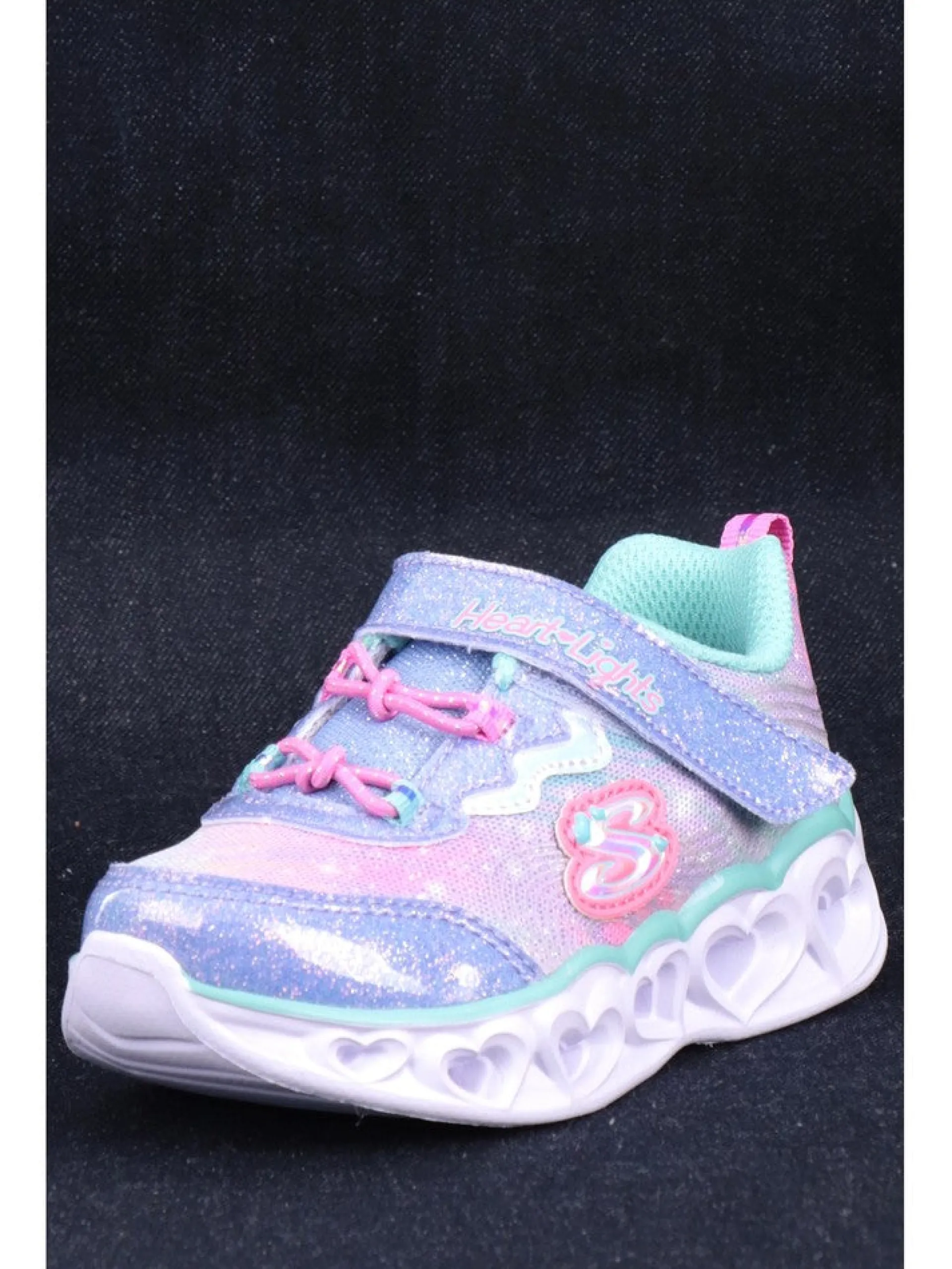 SKECHERS Sneakers*Scarpe multicolore da bambina Heart Lights 302316