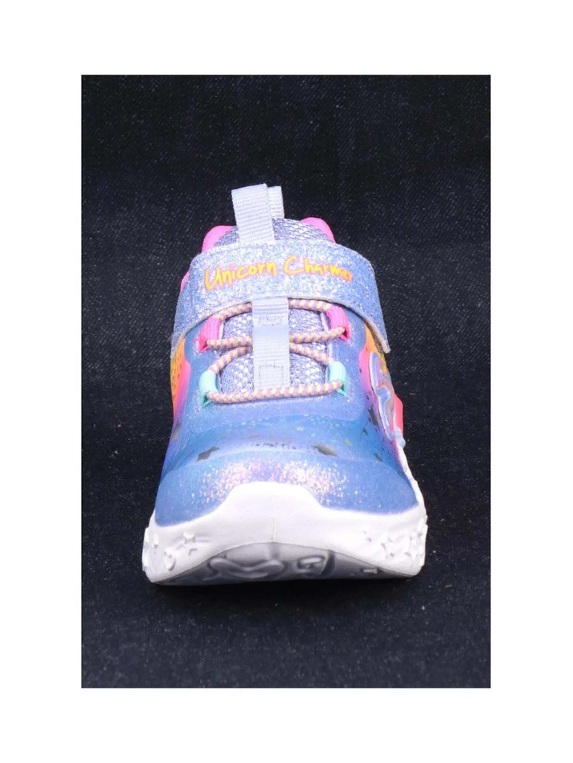 SKECHERS Sneakers*Scarpe multicolore da bambina con luci Unicorn Charmer-Twilight 302681