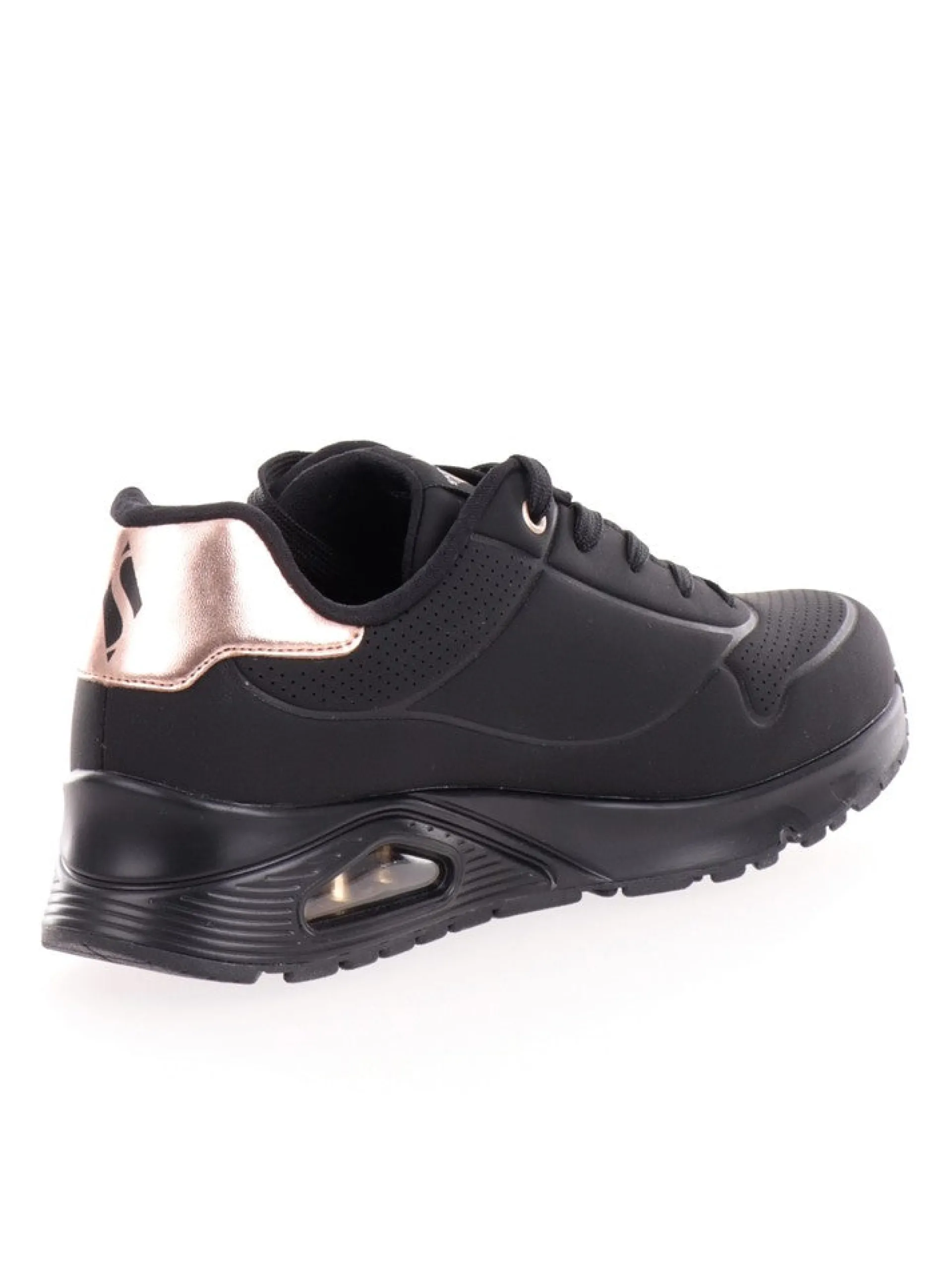SKECHERS Sneakers*Scarpe nere da bambina Uno Gen1 Shimmer Away 310545L