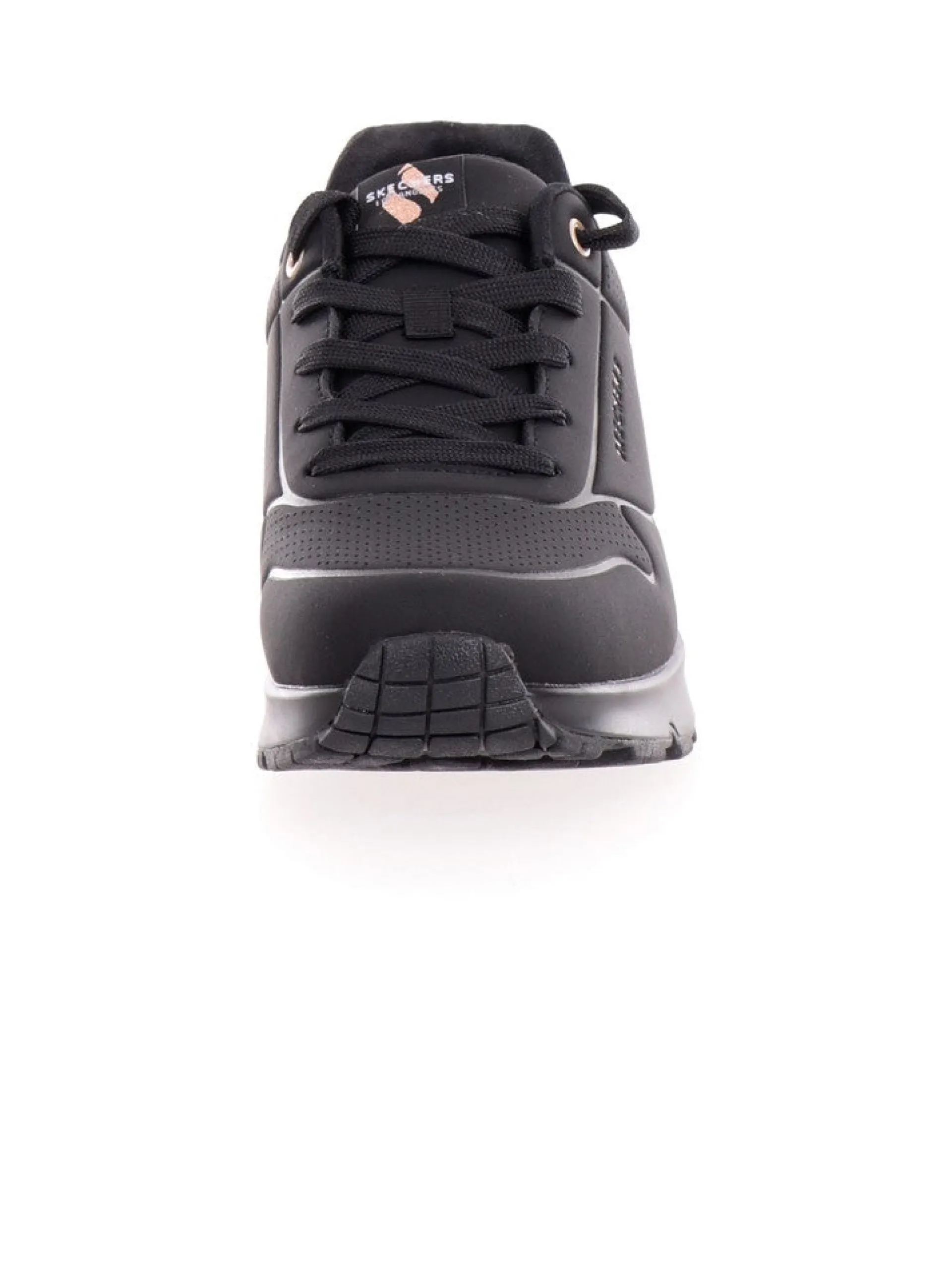 SKECHERS Sneakers*Scarpe nere da bambina Uno Gen1 Shimmer Away 310545L