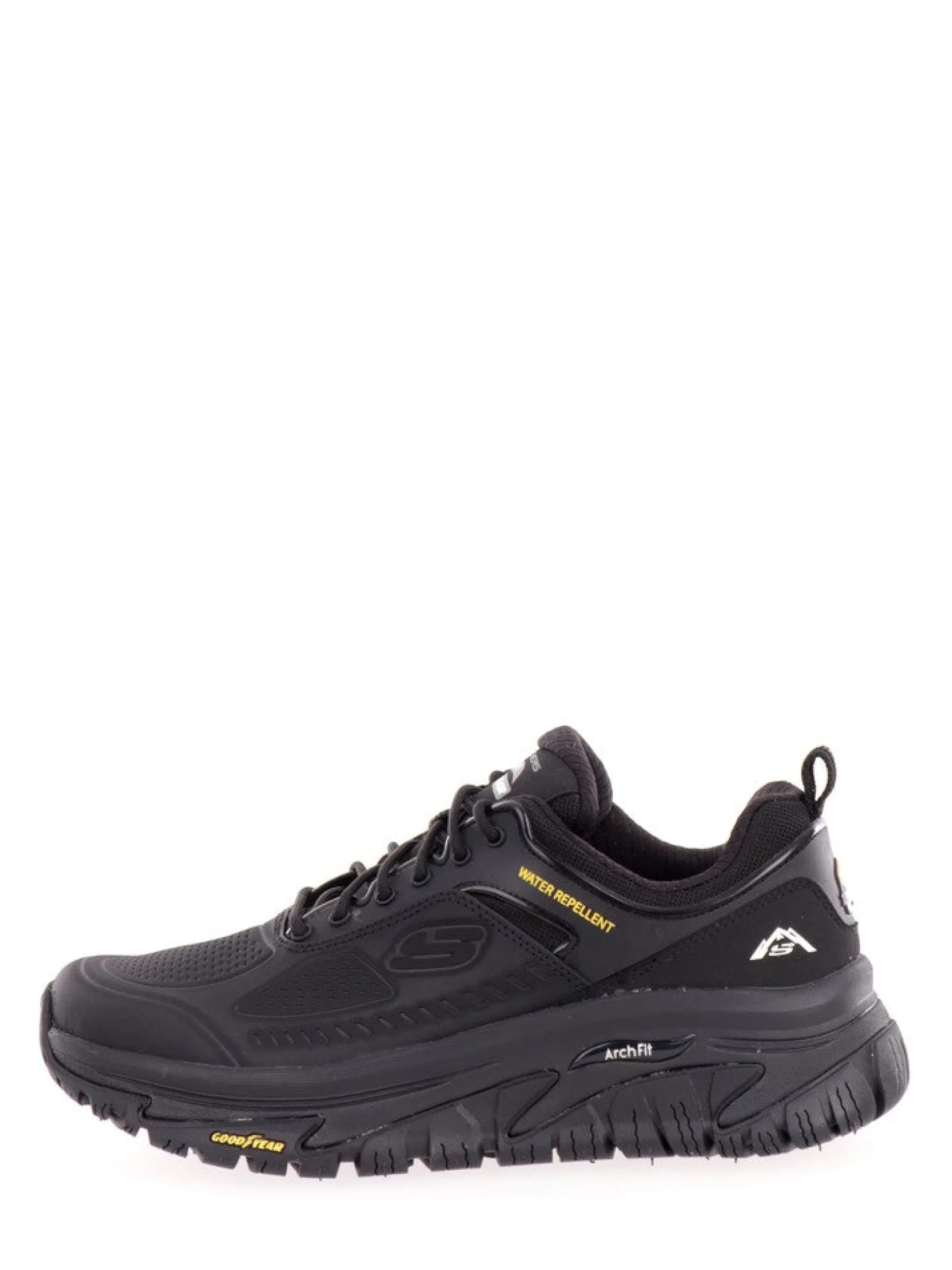 SKECHERS Sneakers*Scarpe Nere da Uomo Arch Fit Road Walker Recon Suola Good Year 237333