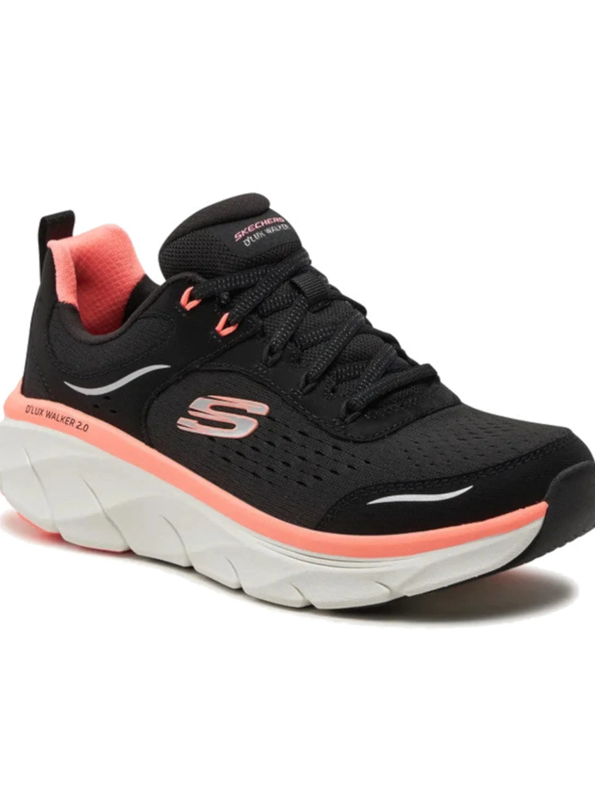 SKECHERS Sneakers*Scarpe nere D'Lux Walker 2.0 da donna 150093