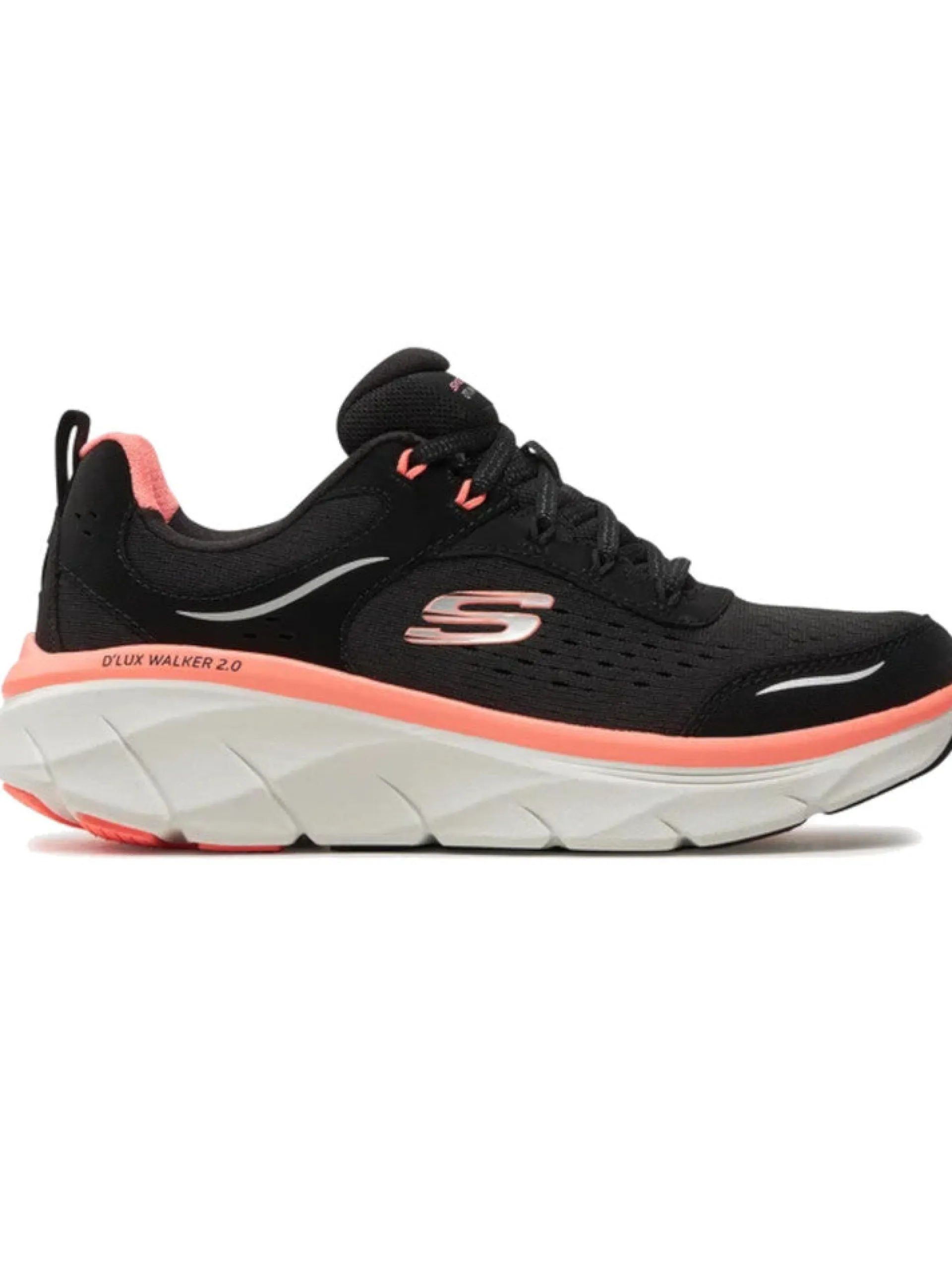 SKECHERS Sneakers*Scarpe nere D'Lux Walker 2.0 da donna 150093