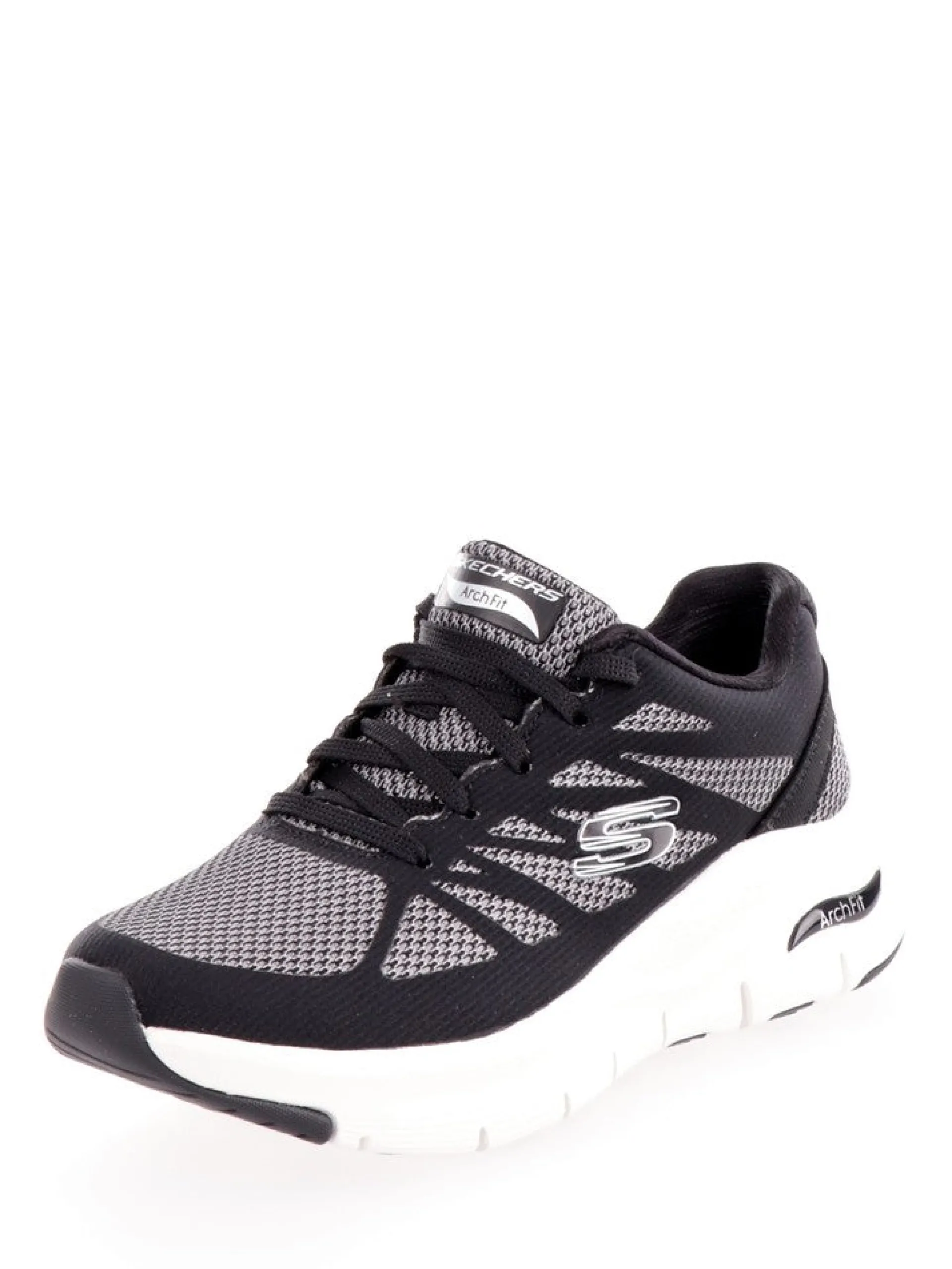SKECHERS Sneakers*Scarpe nere e argento da donna Arch Fit Vivid Memory 149055