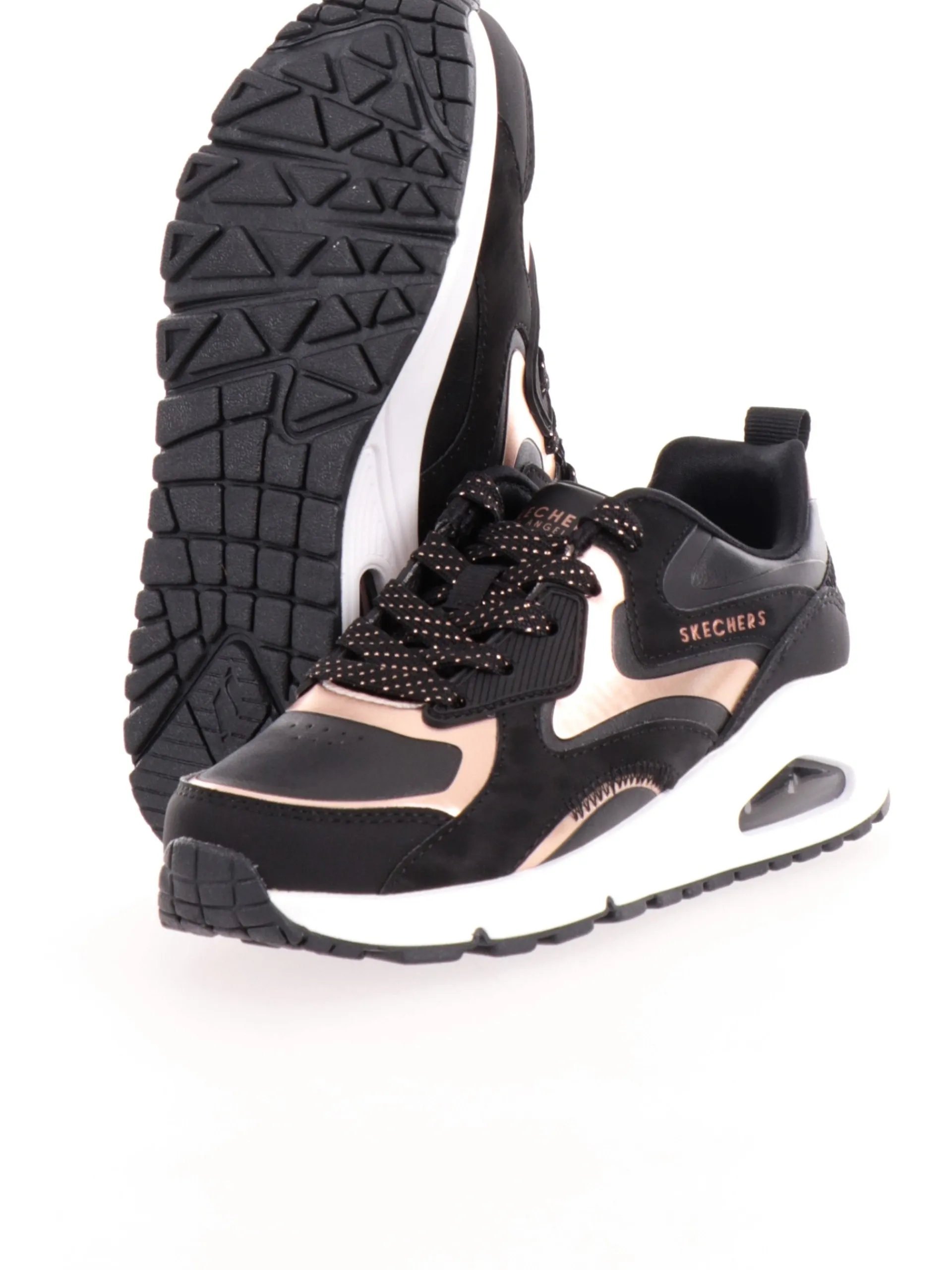 SKECHERS Sneakers*Scarpe Uno Gen1 Color Surge nere e oro Kids 310547L