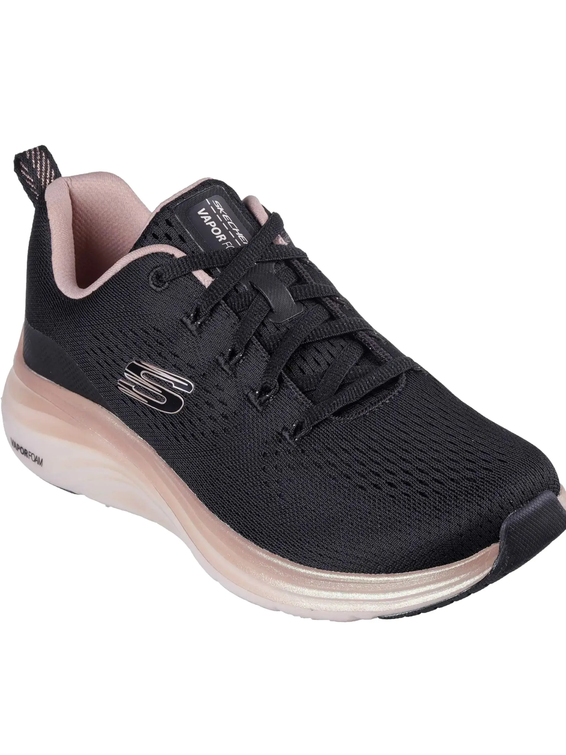 SKECHERS Sneakers*Scarpe Vapor Foam 150025 nere e rosa glimmer da donna 150025BKRG