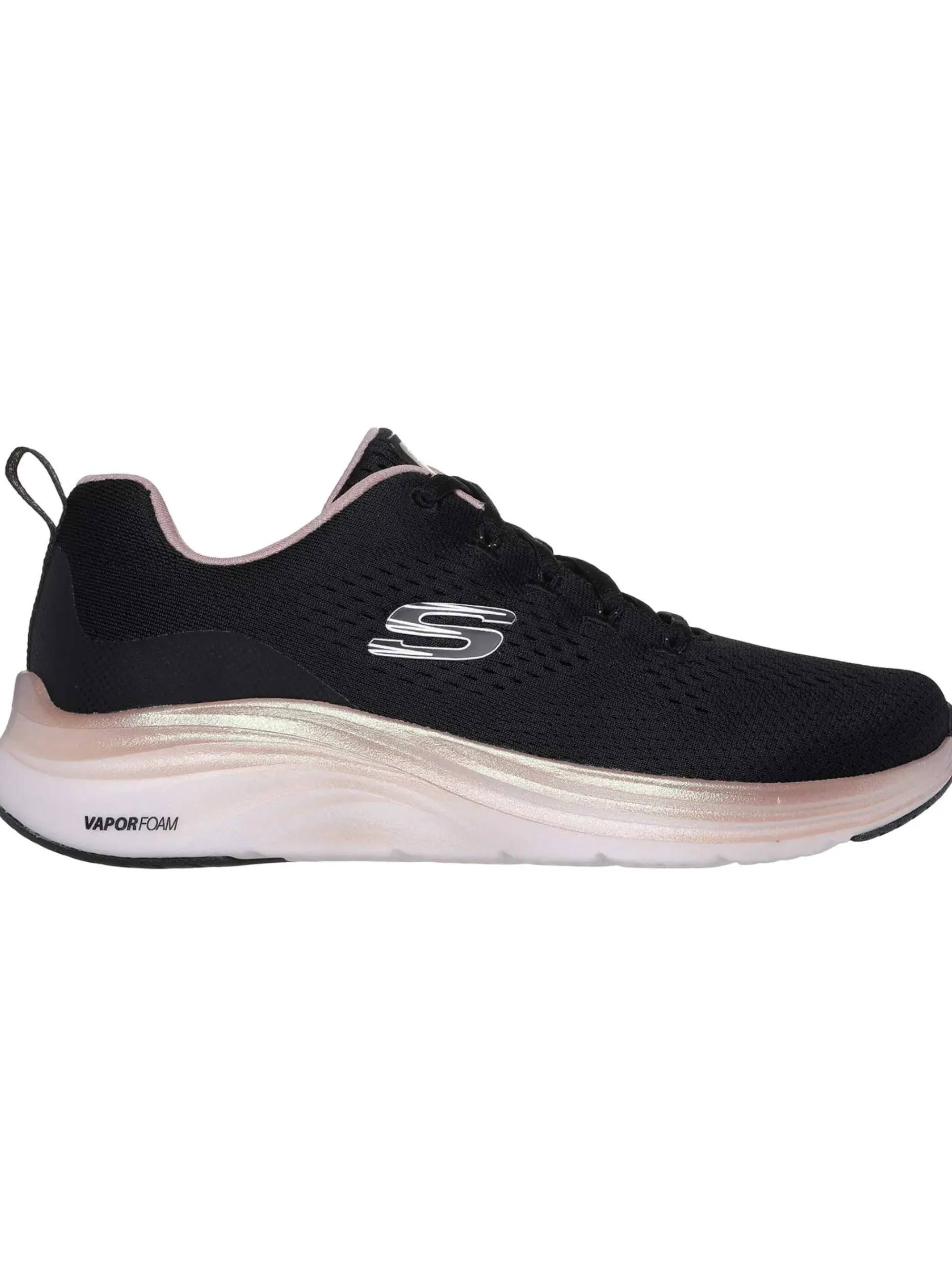 SKECHERS Sneakers*Scarpe Vapor Foam 150025 nere e rosa glimmer da donna 150025BKRG