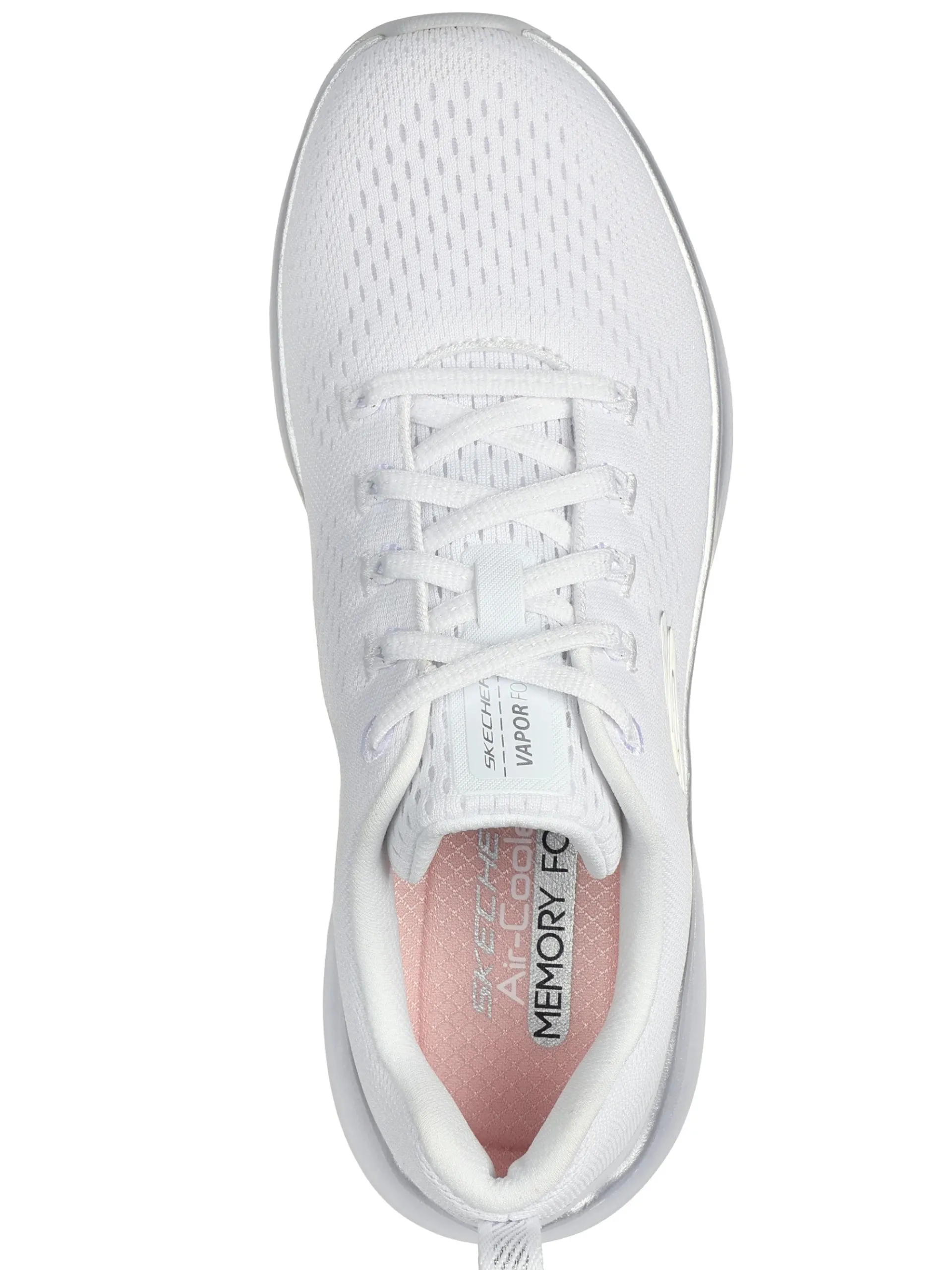 SKECHERS Sneakers*Scarpe Vapor Foam 150025 bianca e rosa glimmer da donna 150025WSL