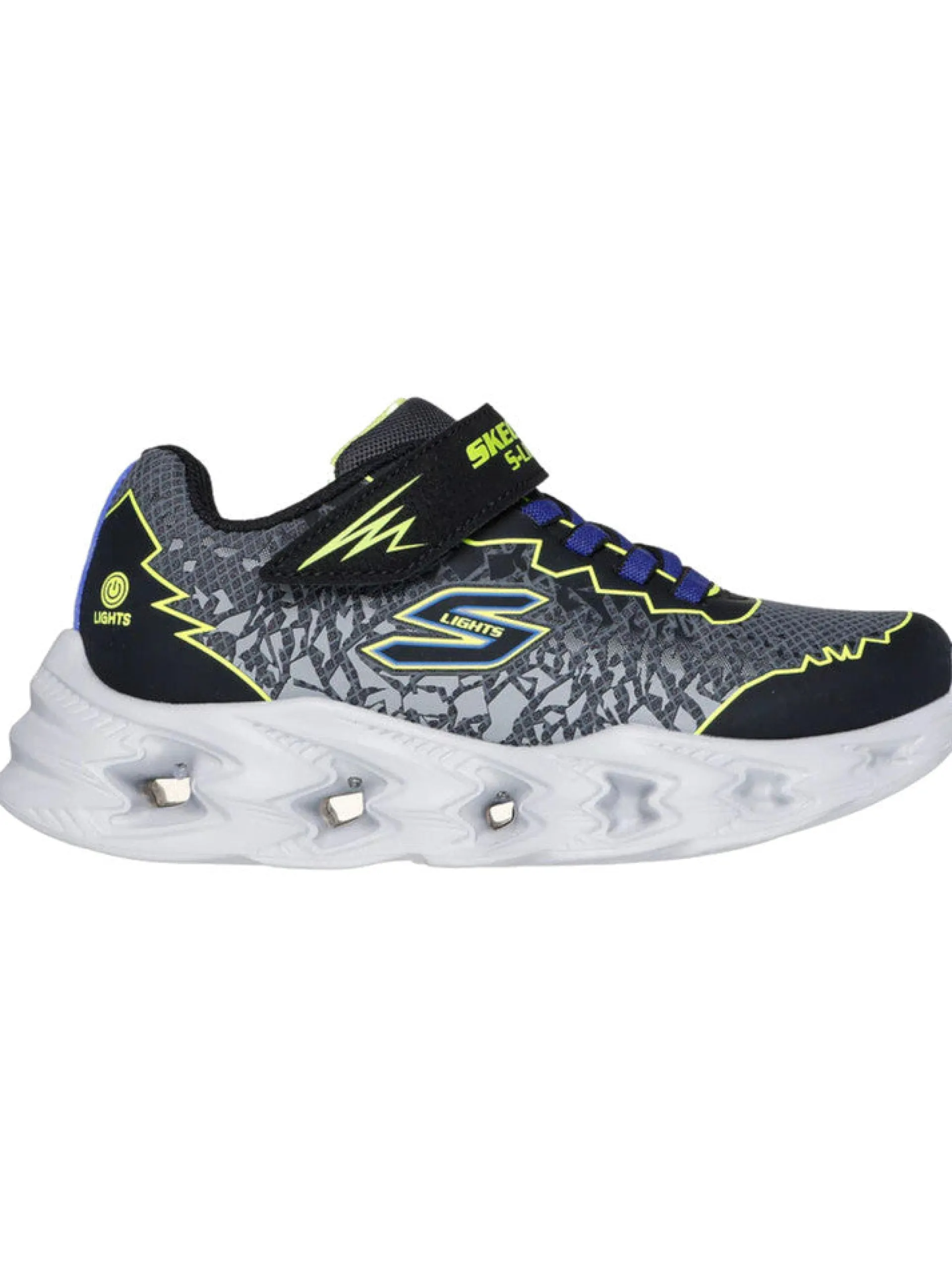 SKECHERS Sneakers*Scarpe Vortex 2.0 Zorento bambino nere con luci 400603N