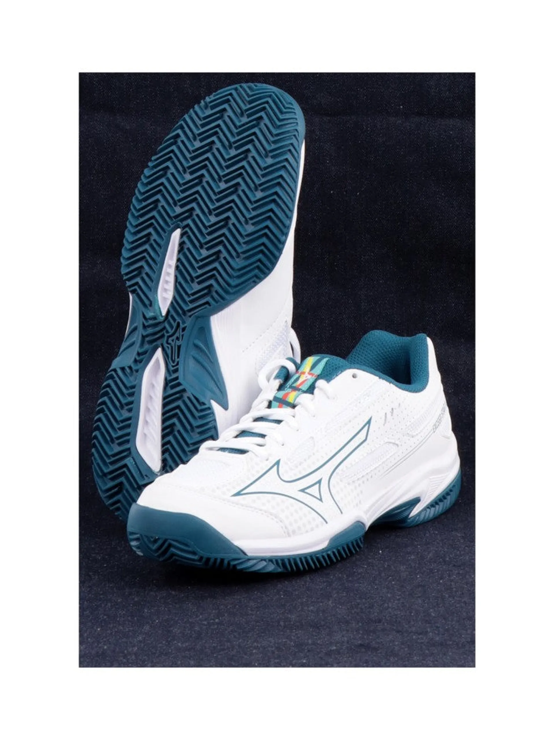 MIZUNO Scarpe*Scarpe Tennis bianche e blu da bambino Exceed Star Jr. CC 61GC2255